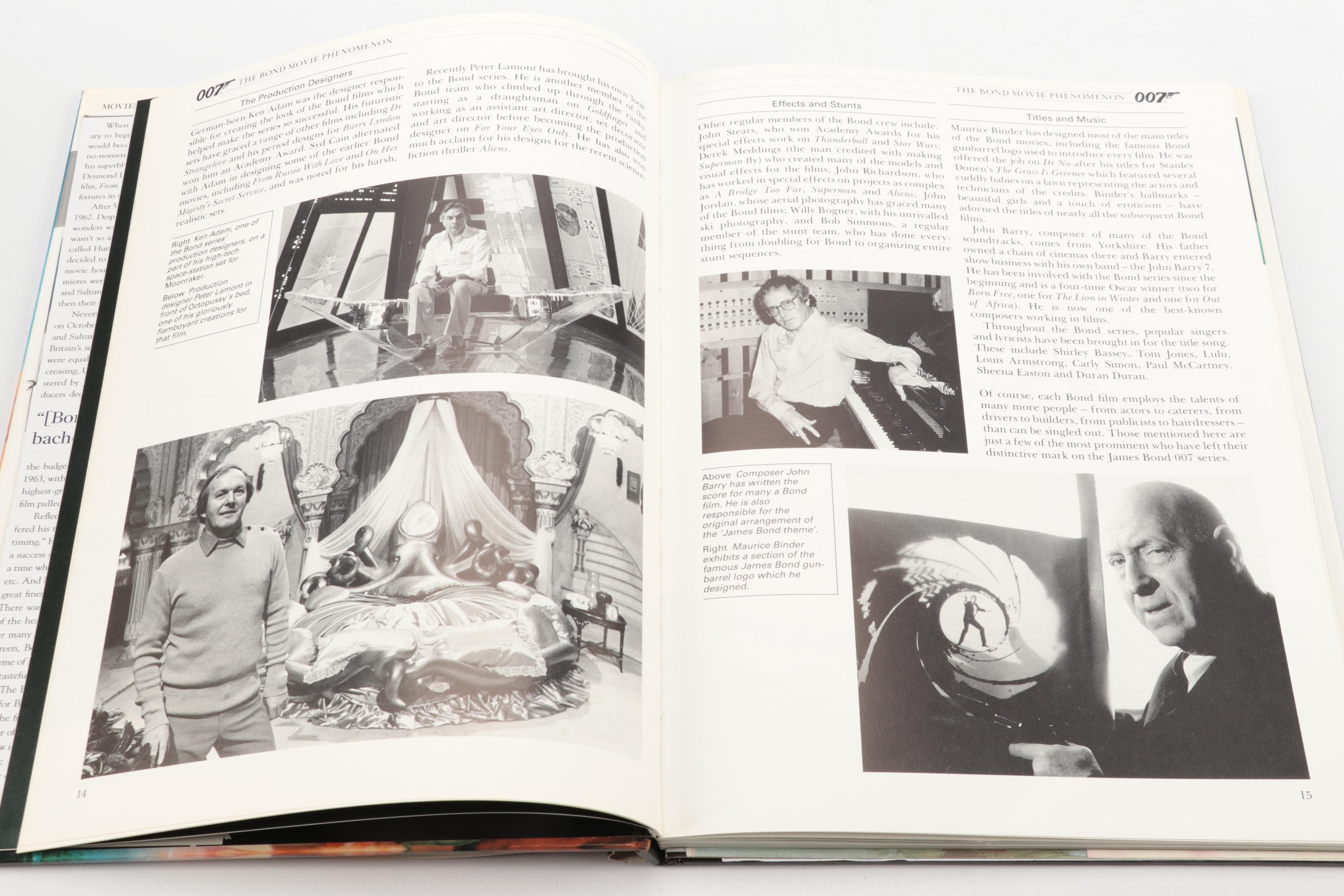 Book Club Edition James Bond Novels with Ian Fleming Biography and Movie Book