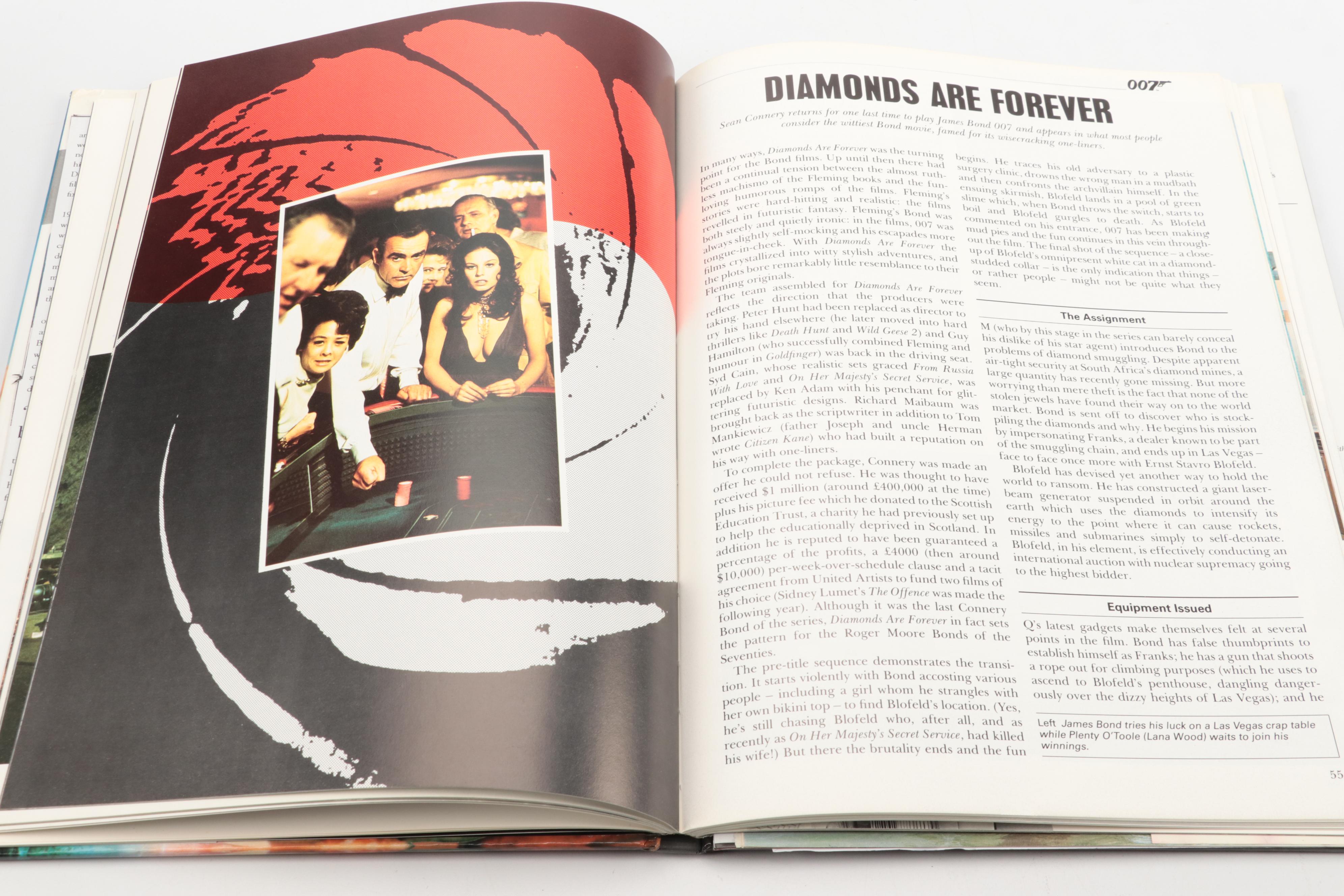 Book Club Edition James Bond Novels with Ian Fleming Biography and Movie Book