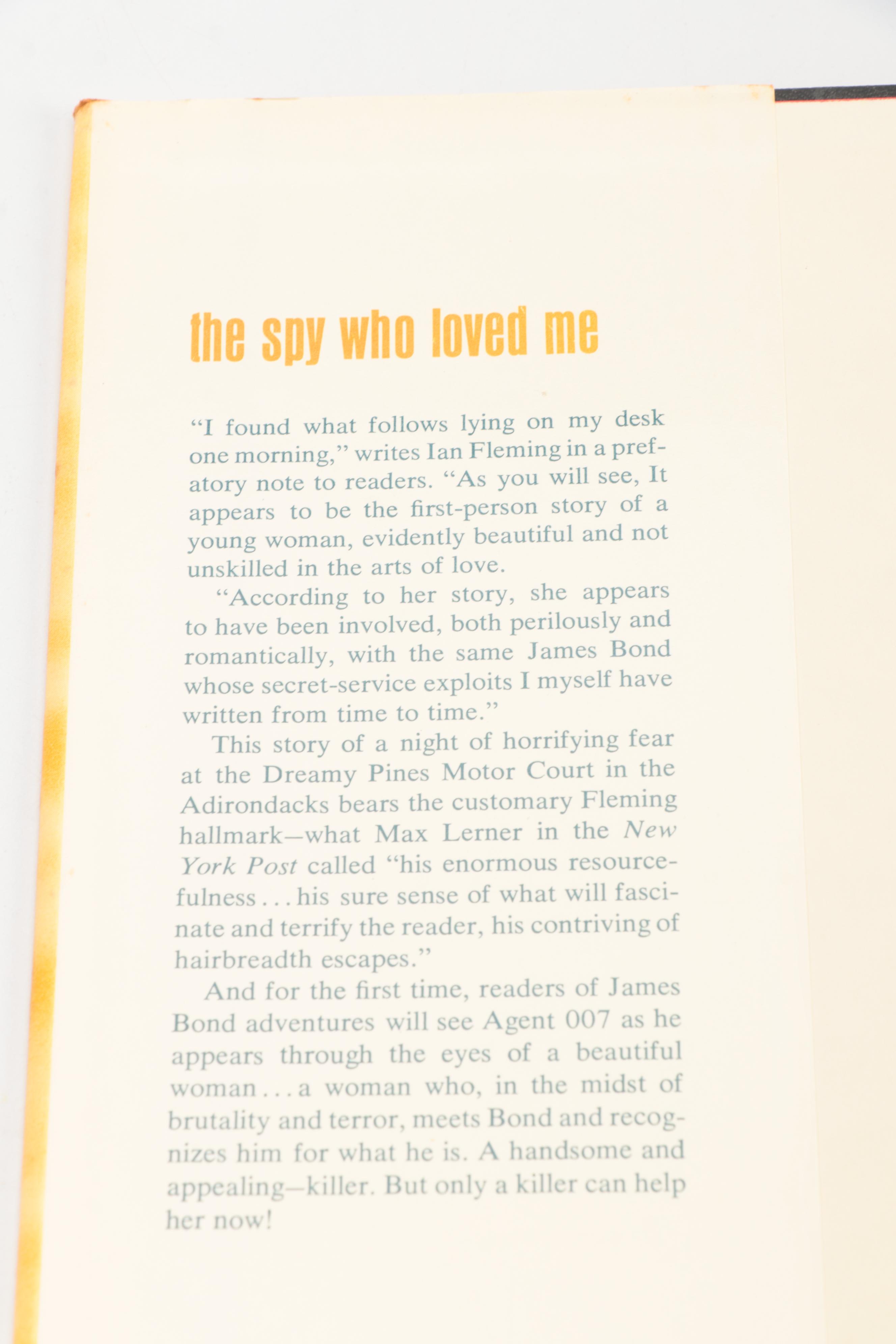 Book Club Edition James Bond Novels with Ian Fleming Biography and Movie Book