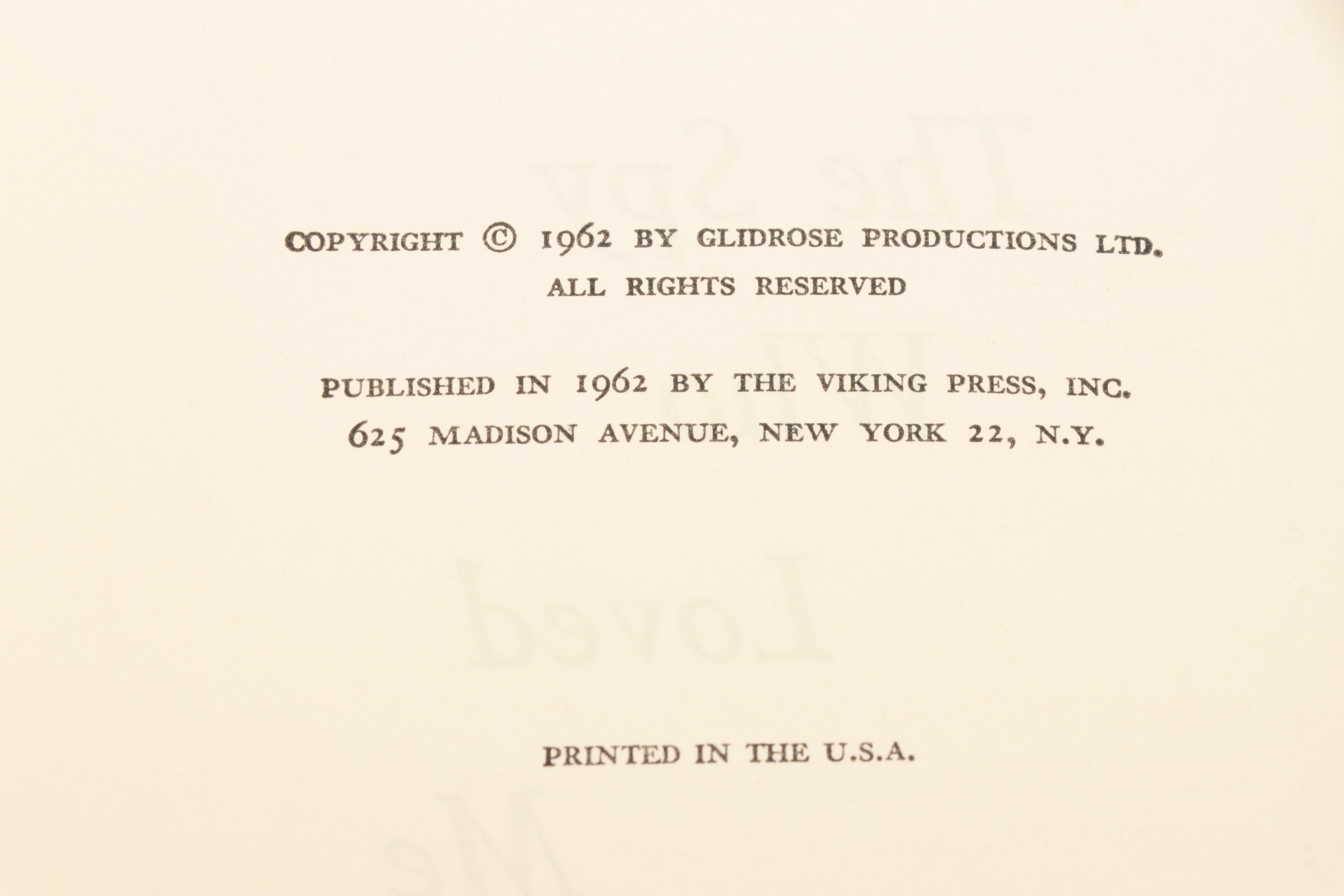 Book Club Edition James Bond Novels with Ian Fleming Biography and Movie Book