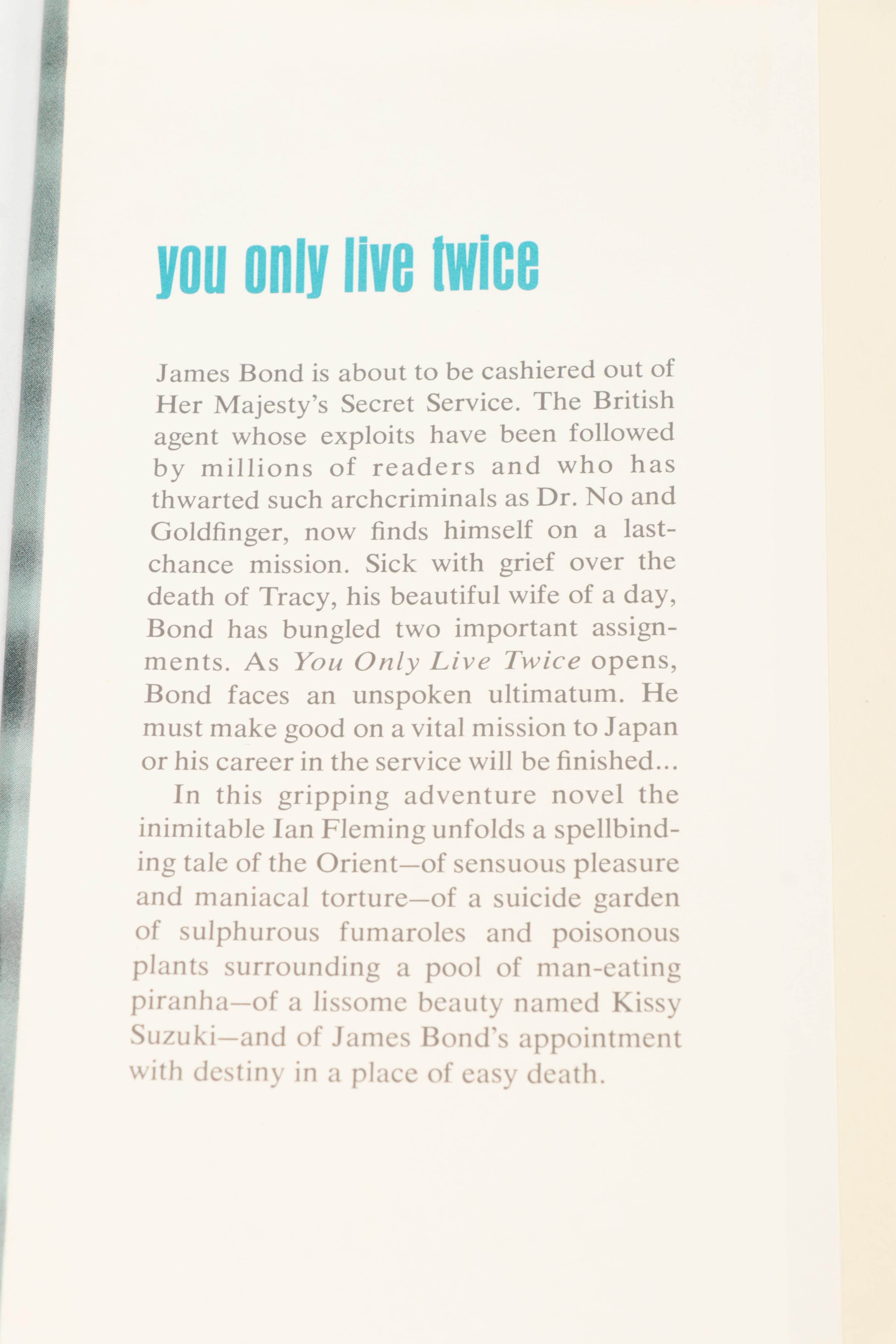 Book Club Edition James Bond Novels with Ian Fleming Biography and Movie Book