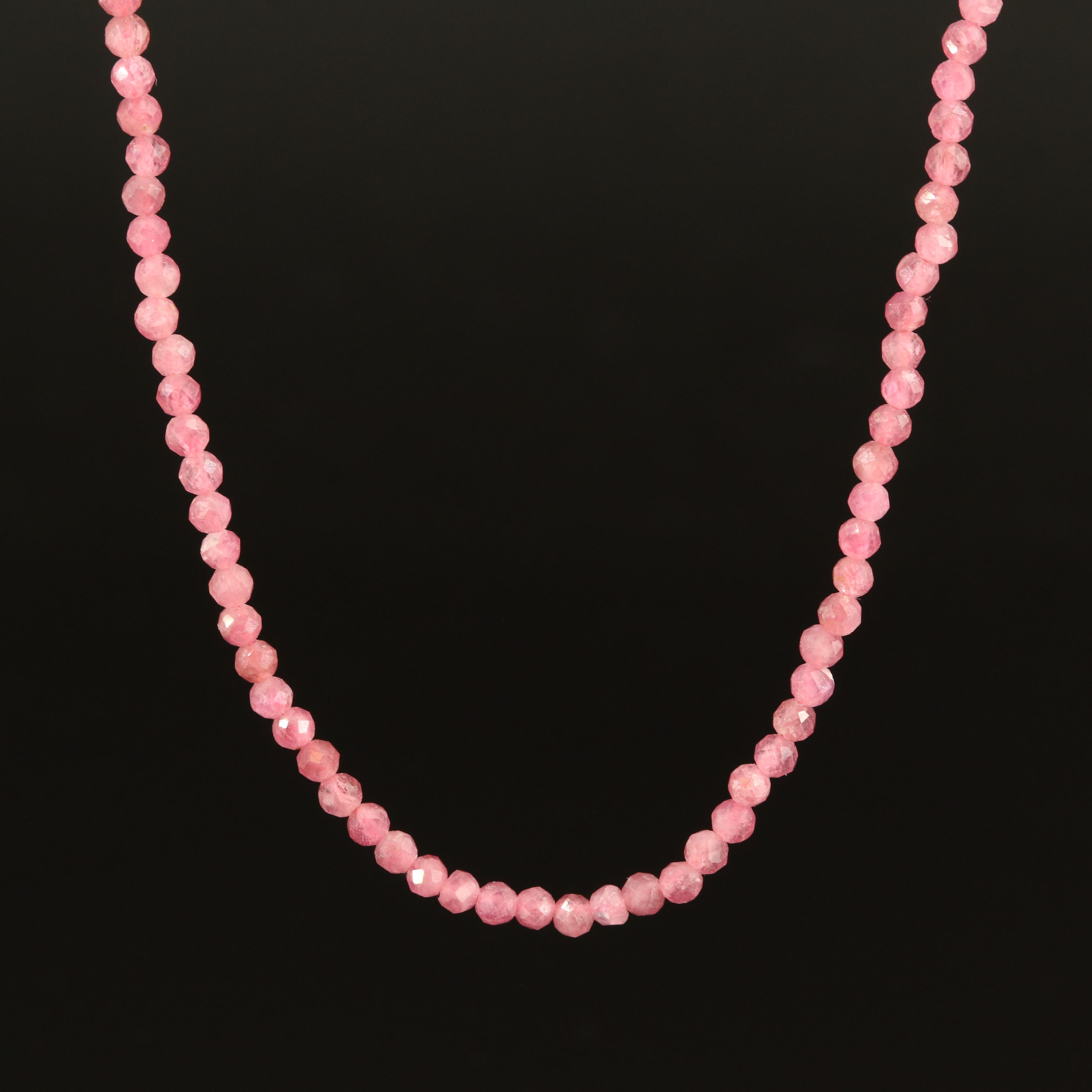 Quartz Beaded Necklace with 18K Clasp