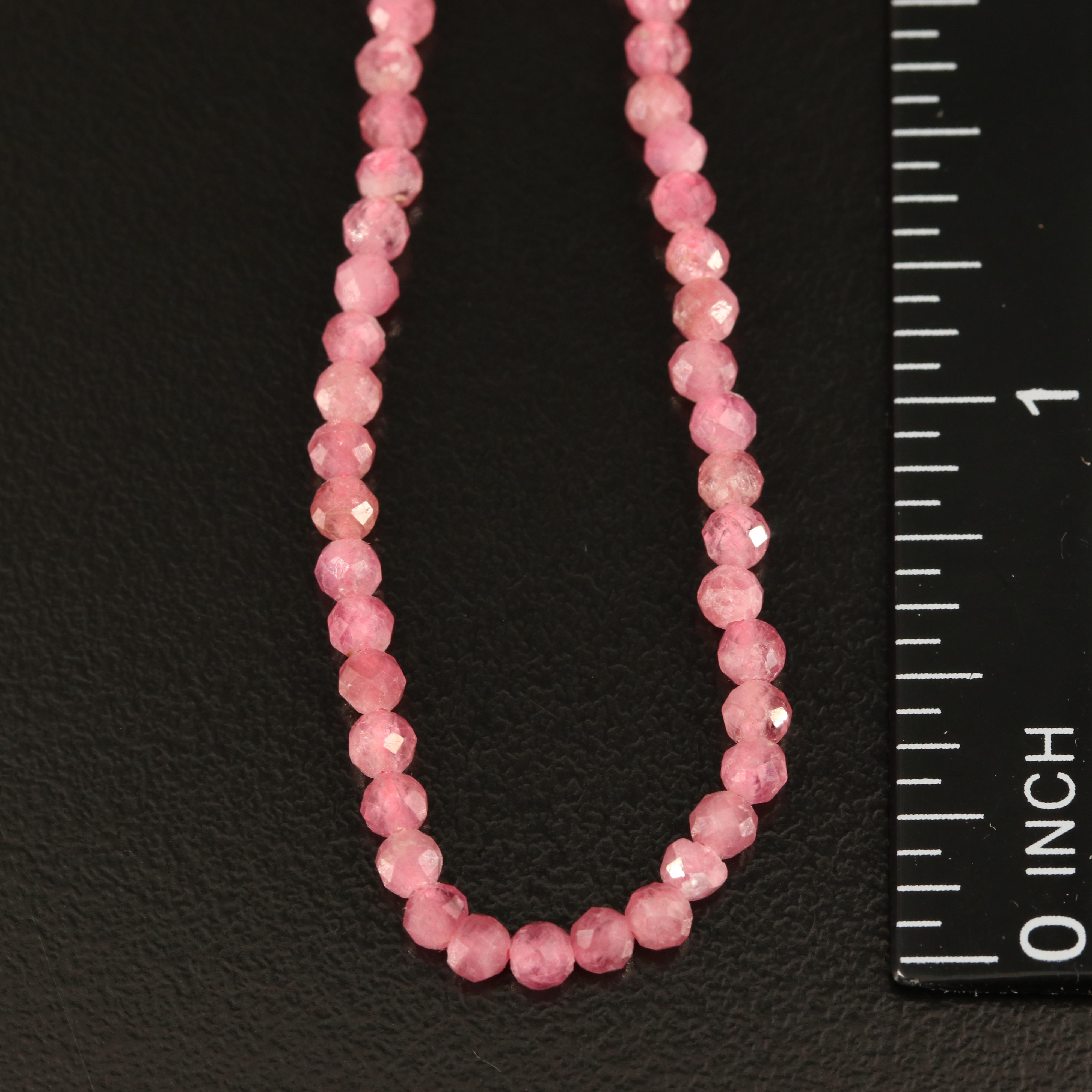Quartz Beaded Necklace with 18K Clasp