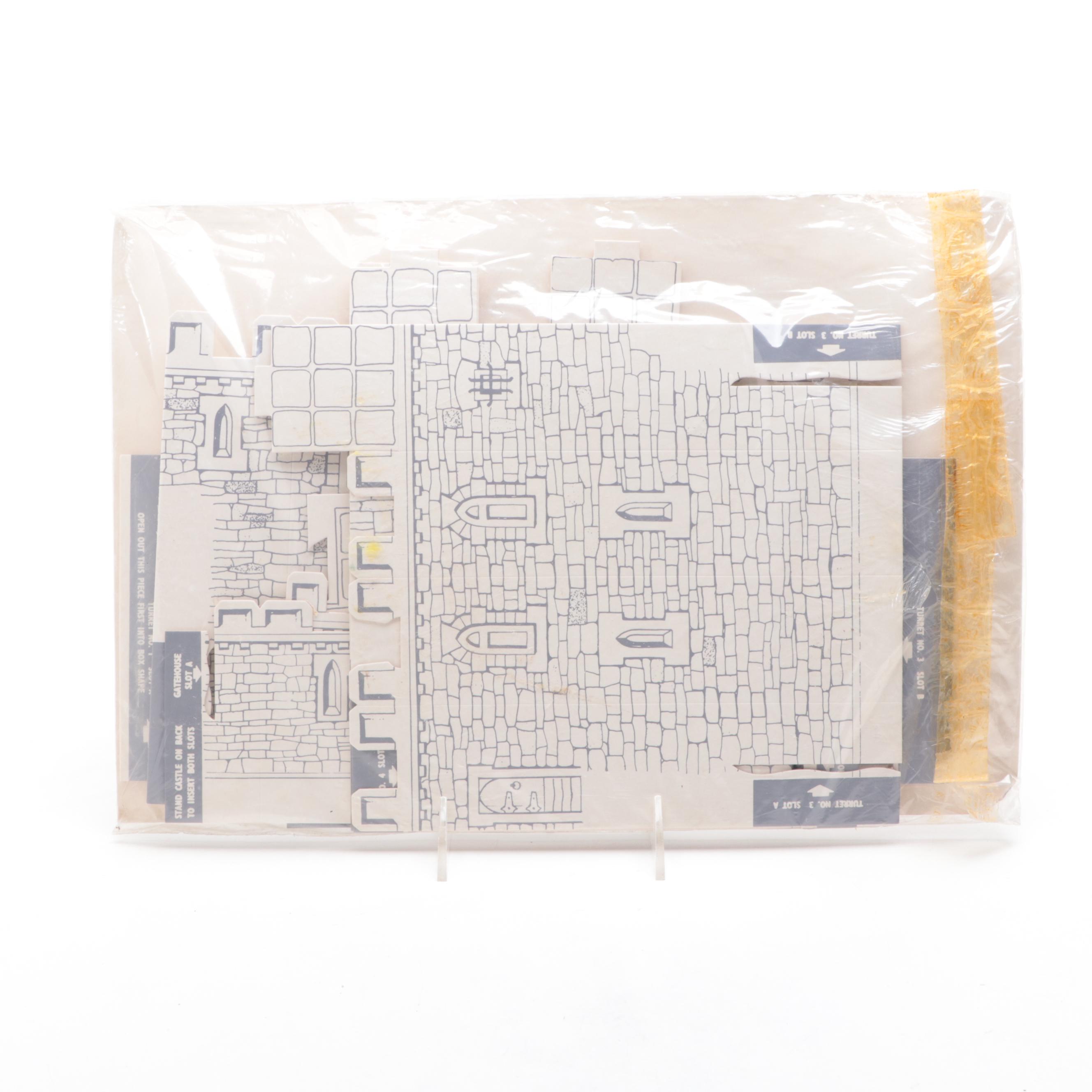 Britains Toy Knights and Horses with Medieval Castle, Mid to late 20th Century