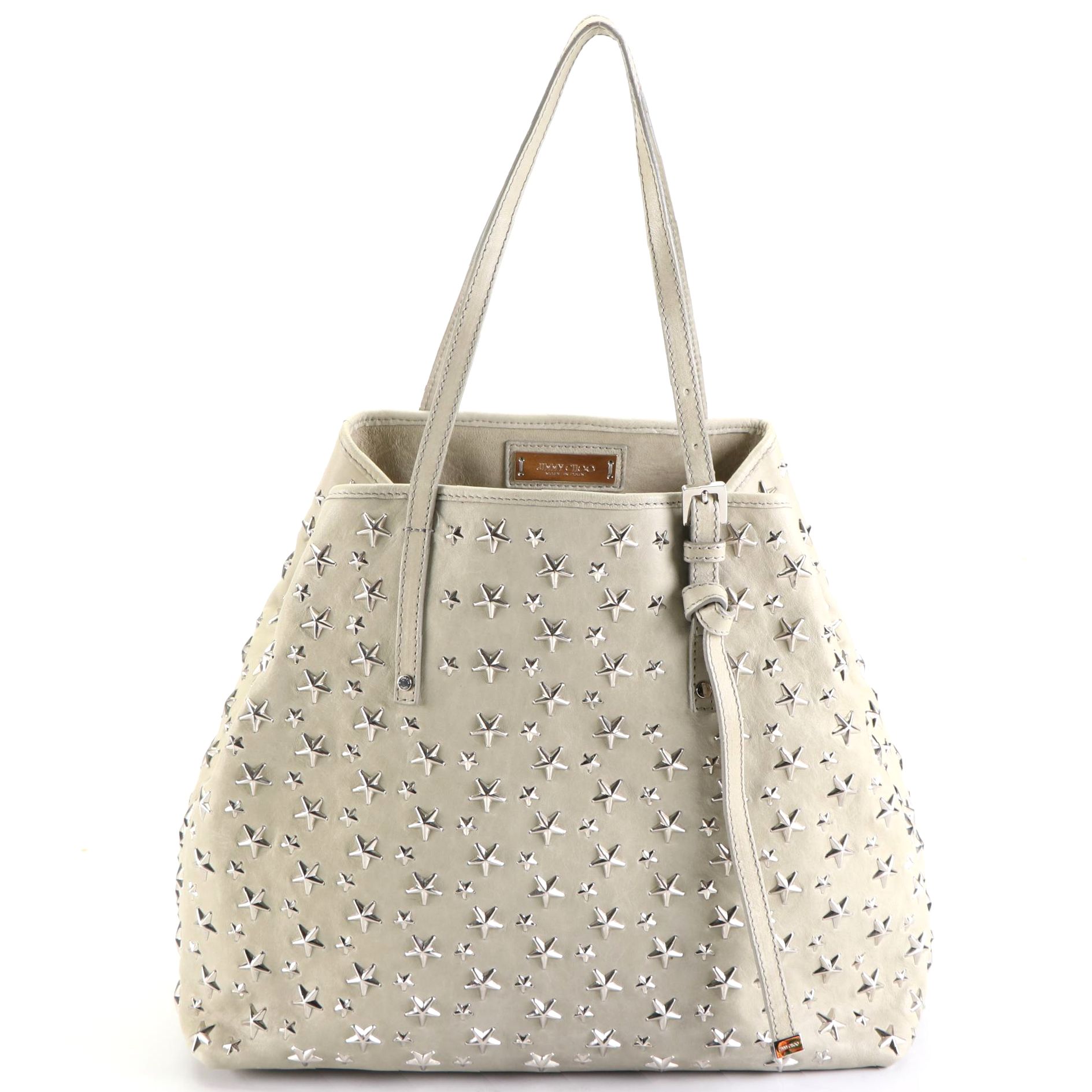 Jimmy Choo Star Studded Leather Tote