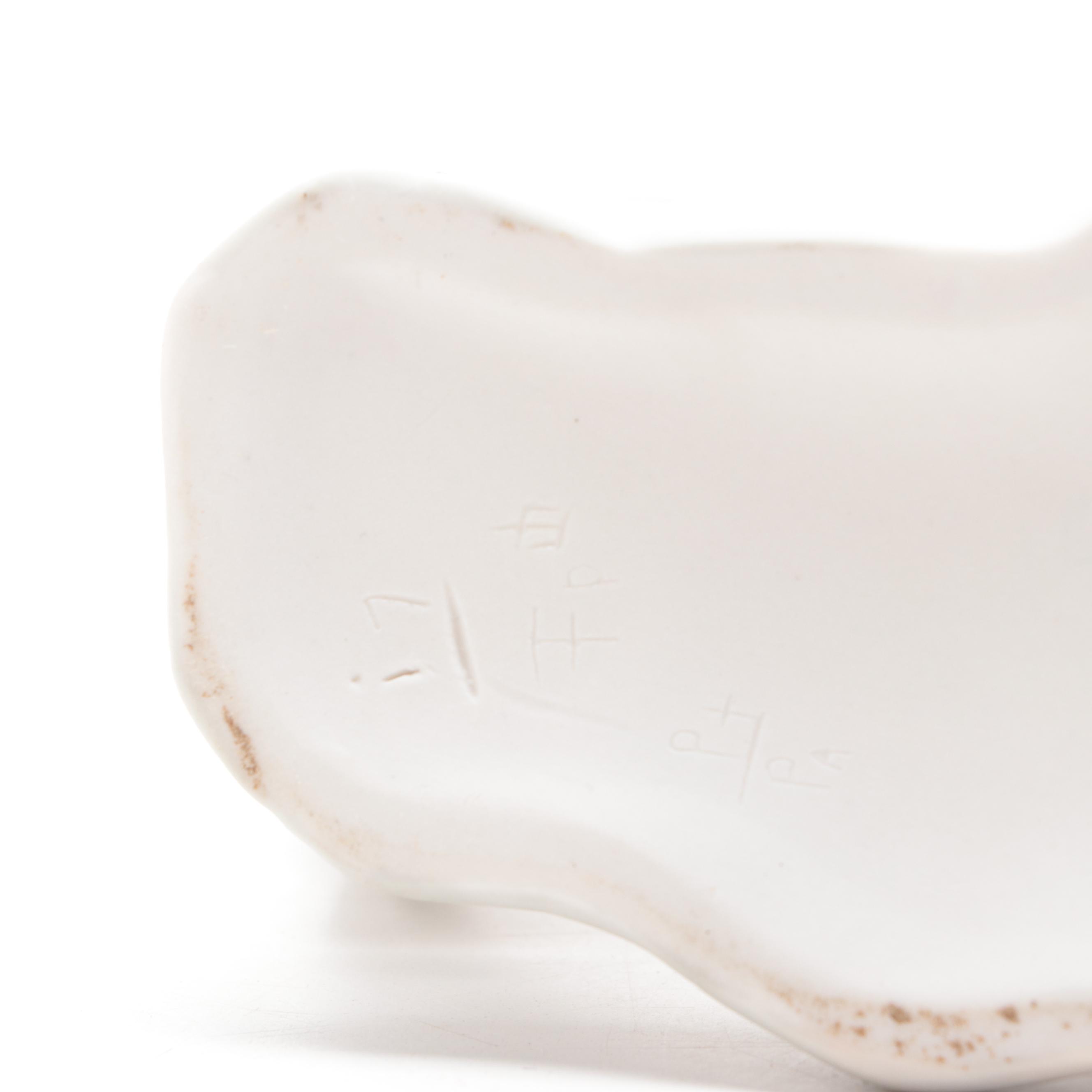 Lladró "Picking Flowers" and "Shepherd with Bird" Bisque Porcelain Figurines