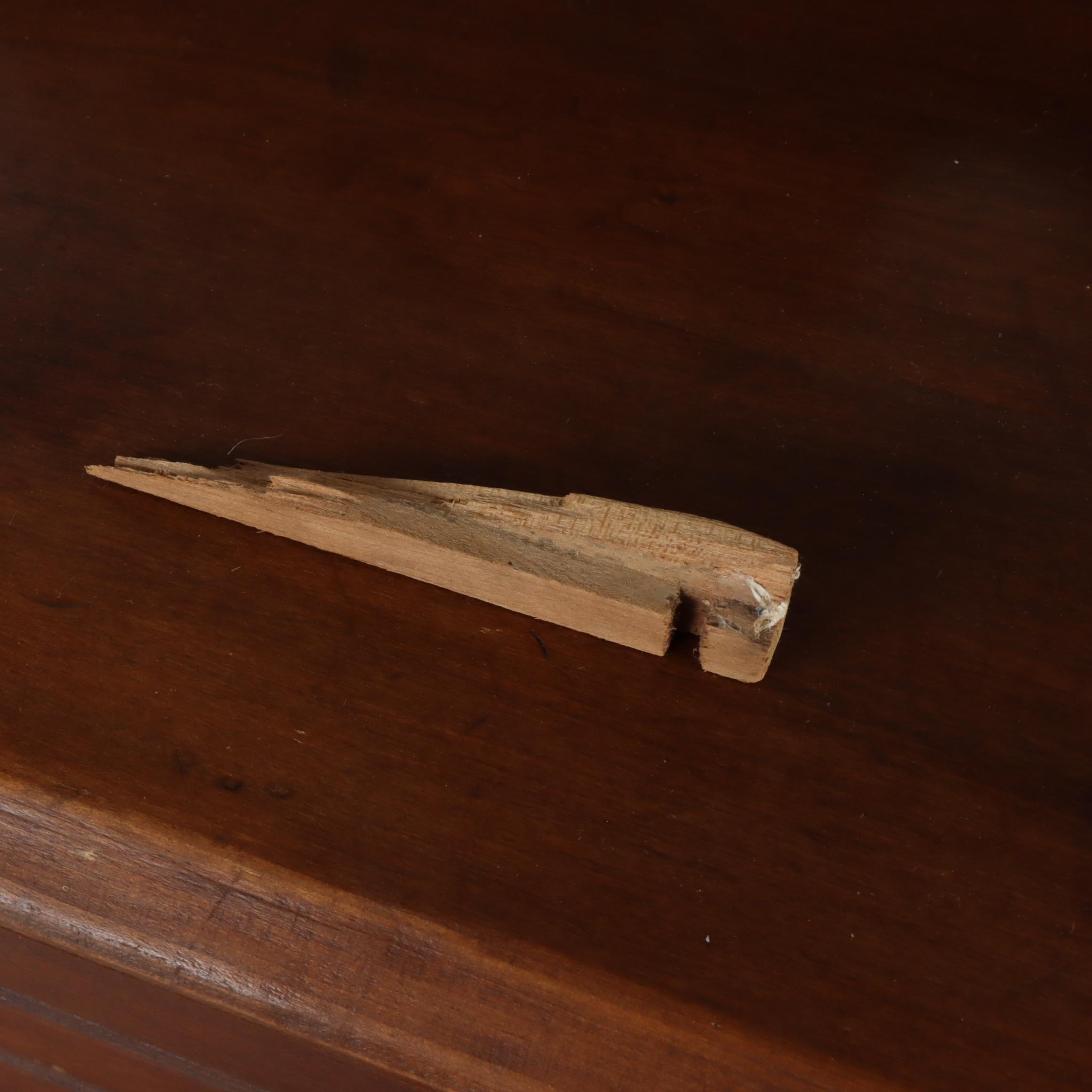 Victorian Poplar Three-Drawer Washstand, Late 19th Century