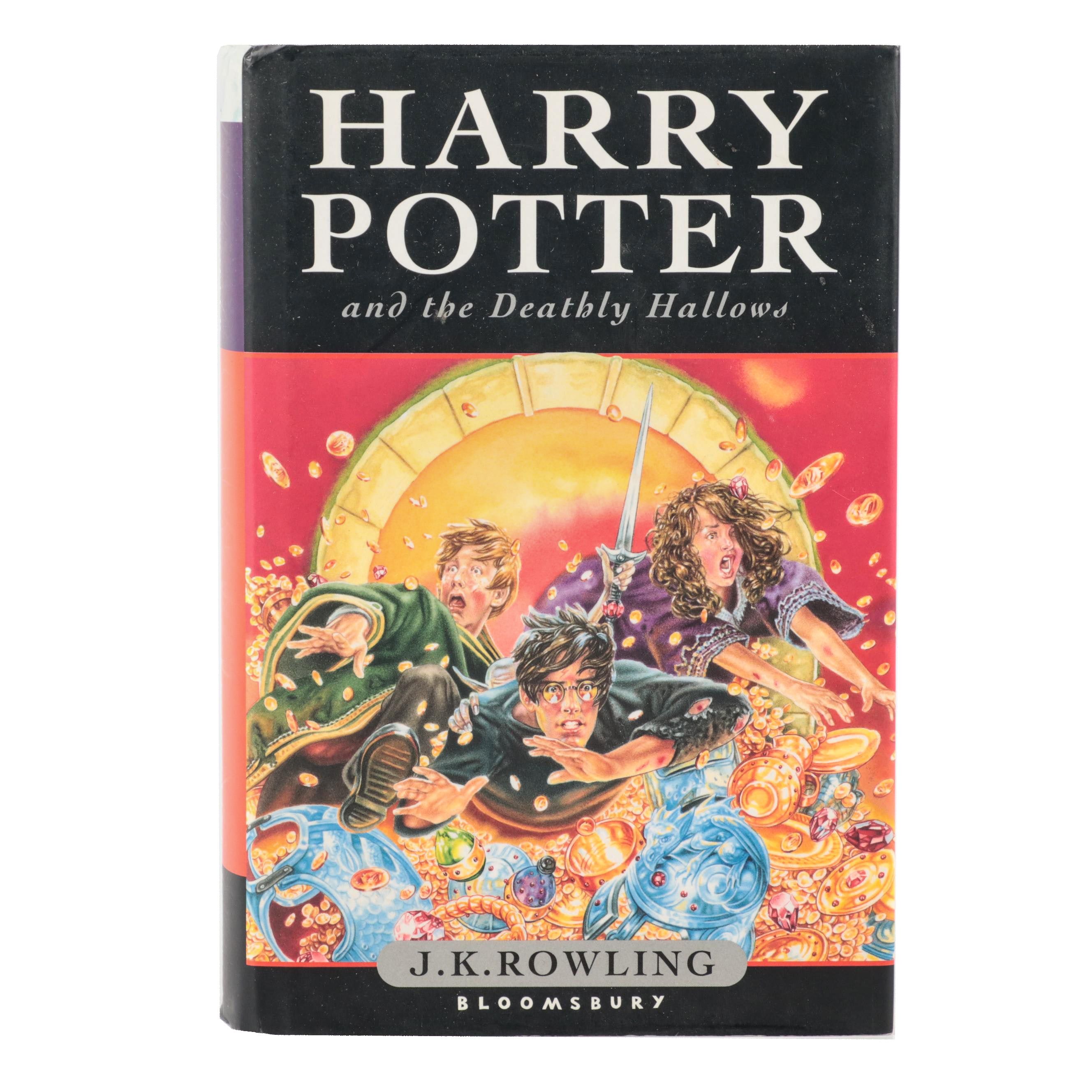 First UK Edition "Harry Potter and the Deathly Hallows" by J. K. Rowling, 2007