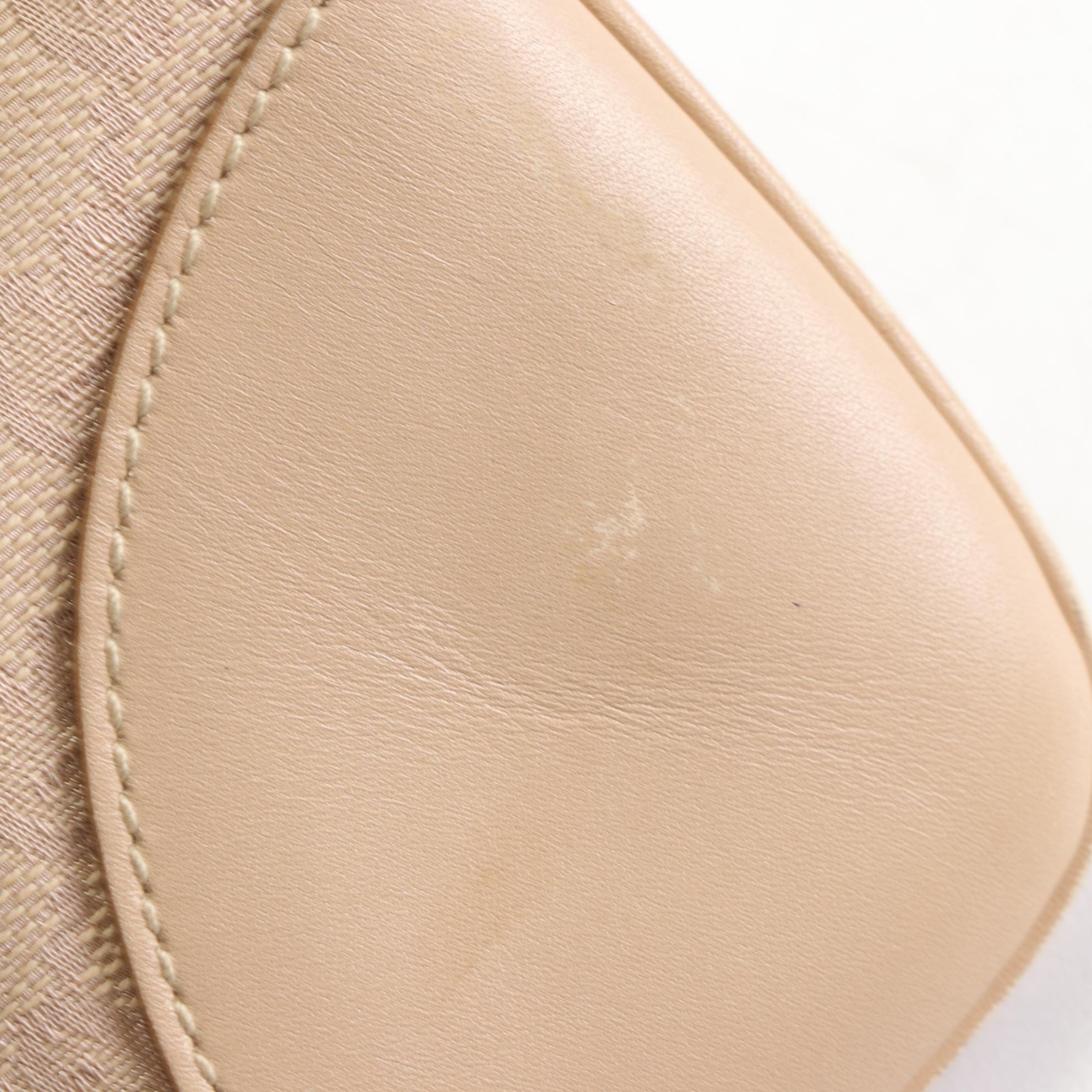 Gucci Jackie GG Canvas and Leather Shoulder Bag