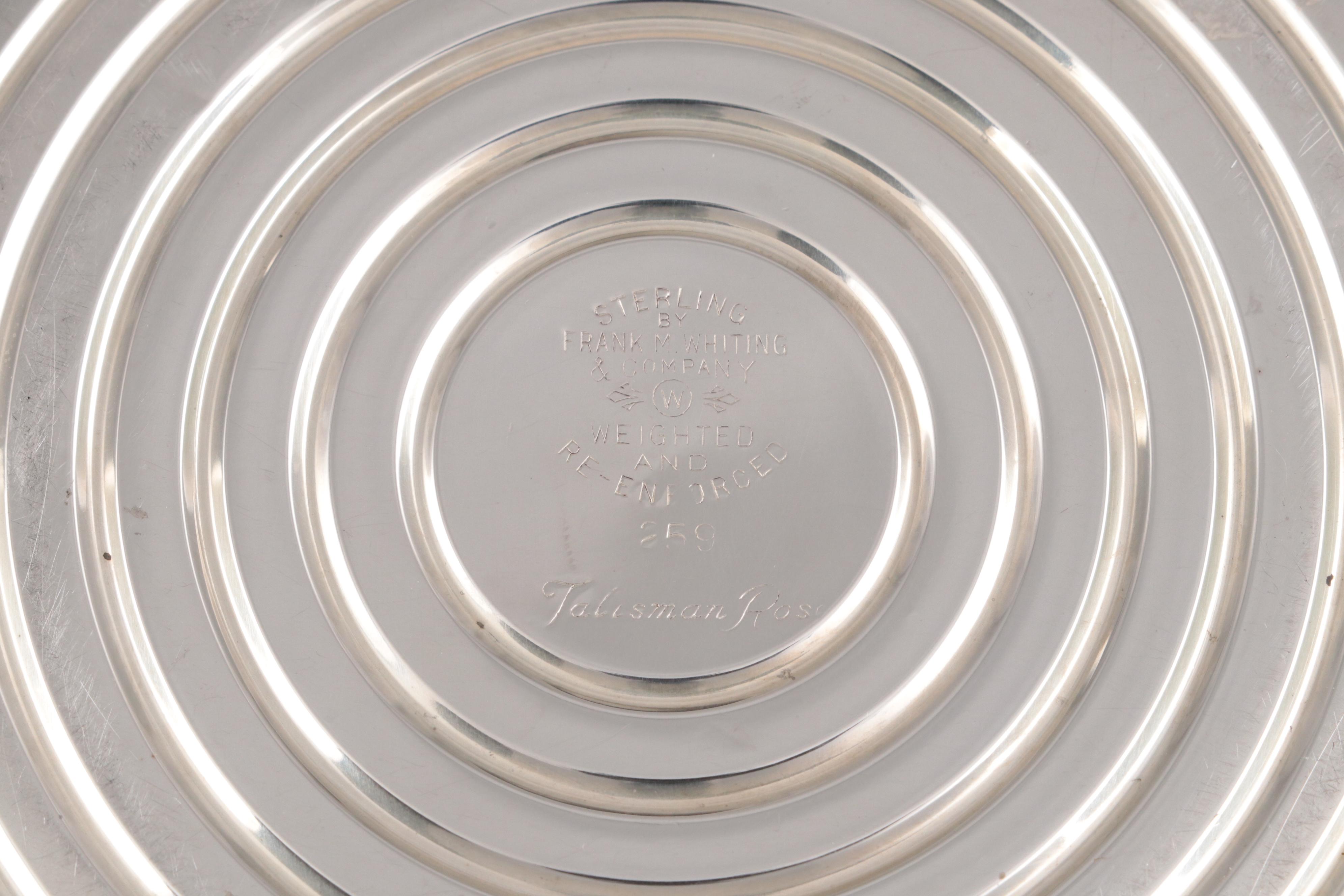 Alvin Gadroon Rim Weighted Sterling Candlestick Pair and Other Candlesticks