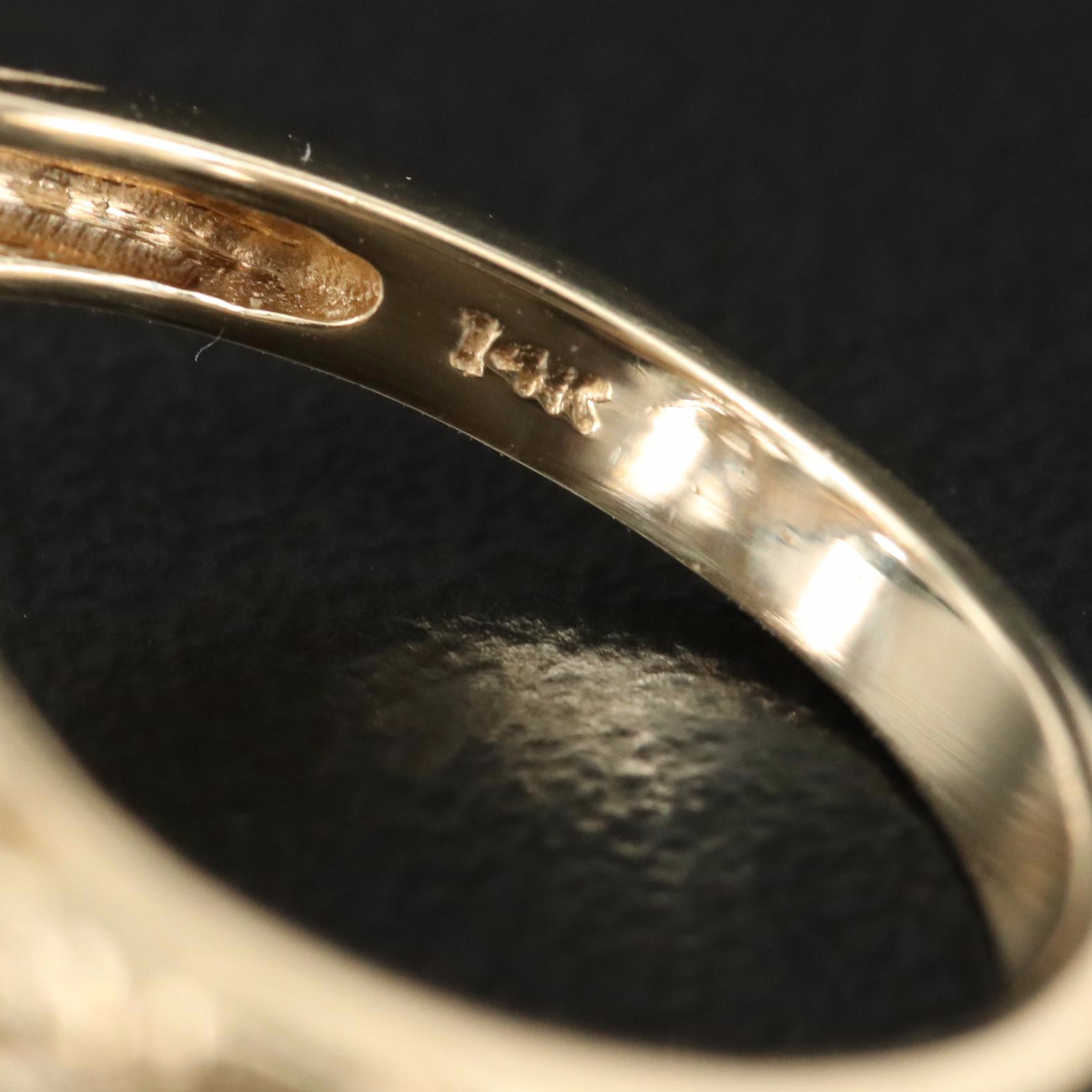 Vintage Style 14K 1.95 CT Aquamarine Ring with GIA Report