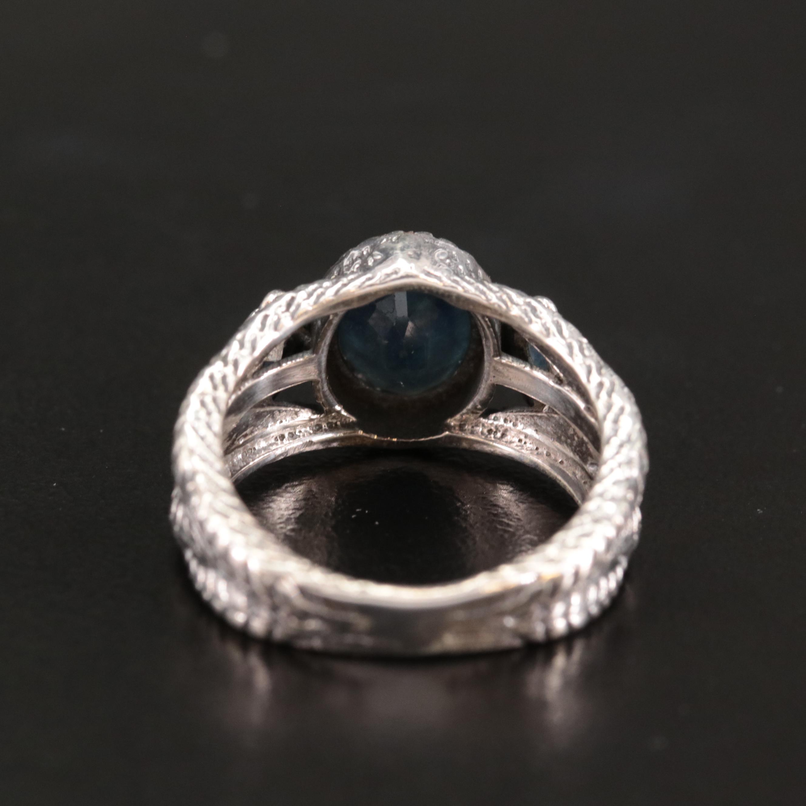 Sterling Sapphire Ring