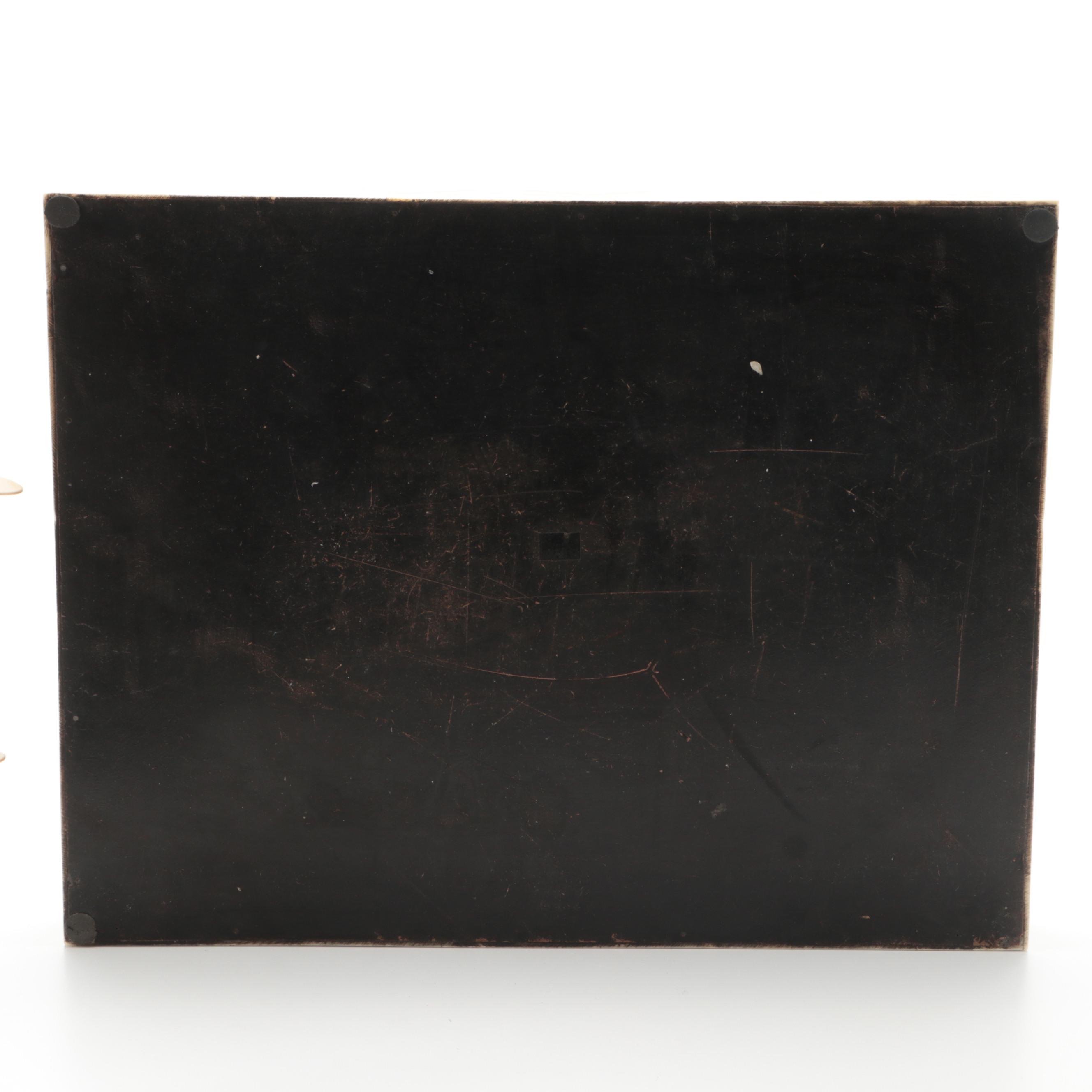 Chevron Bone Serving Tray with Rustic Contemporary Décor