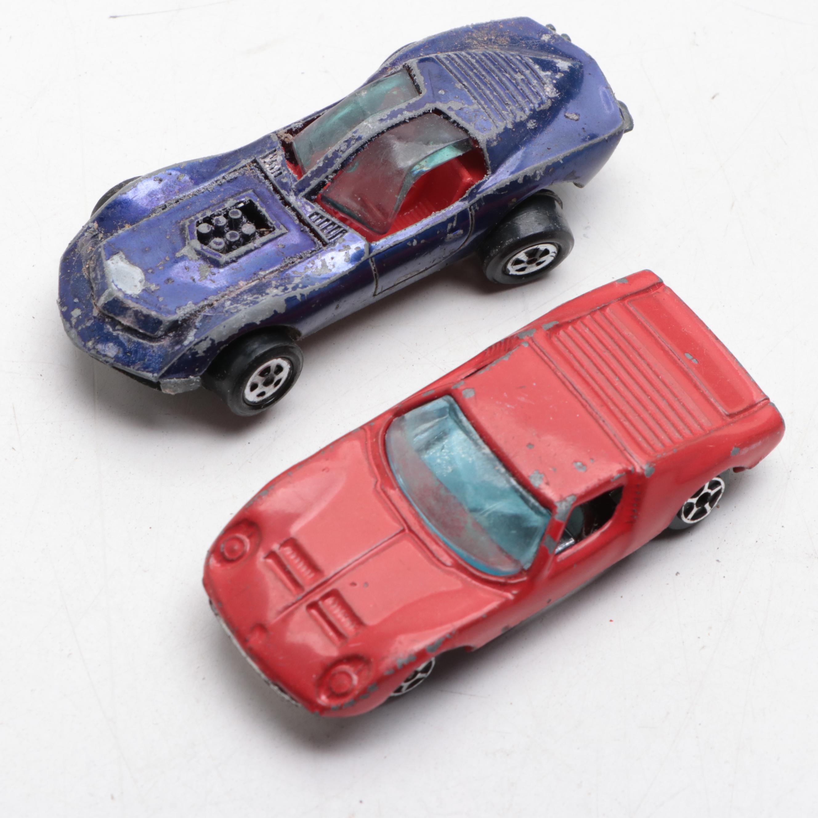 Matchbox, Lesney with Other Diecast Thunder Jets and Cars, Mid to Late 20th C.