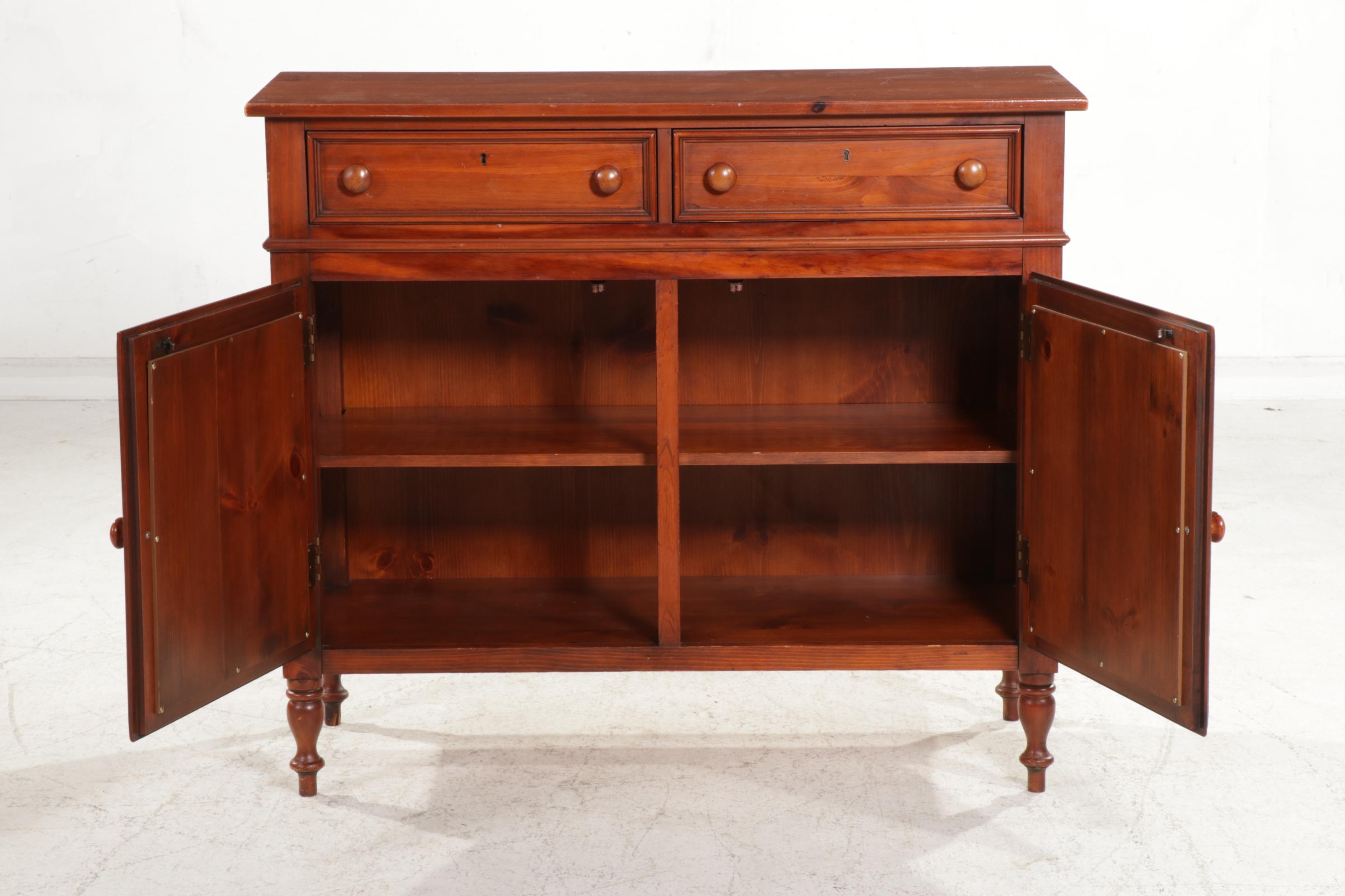 American Primitive Style Pine Pie Safe Cabinet