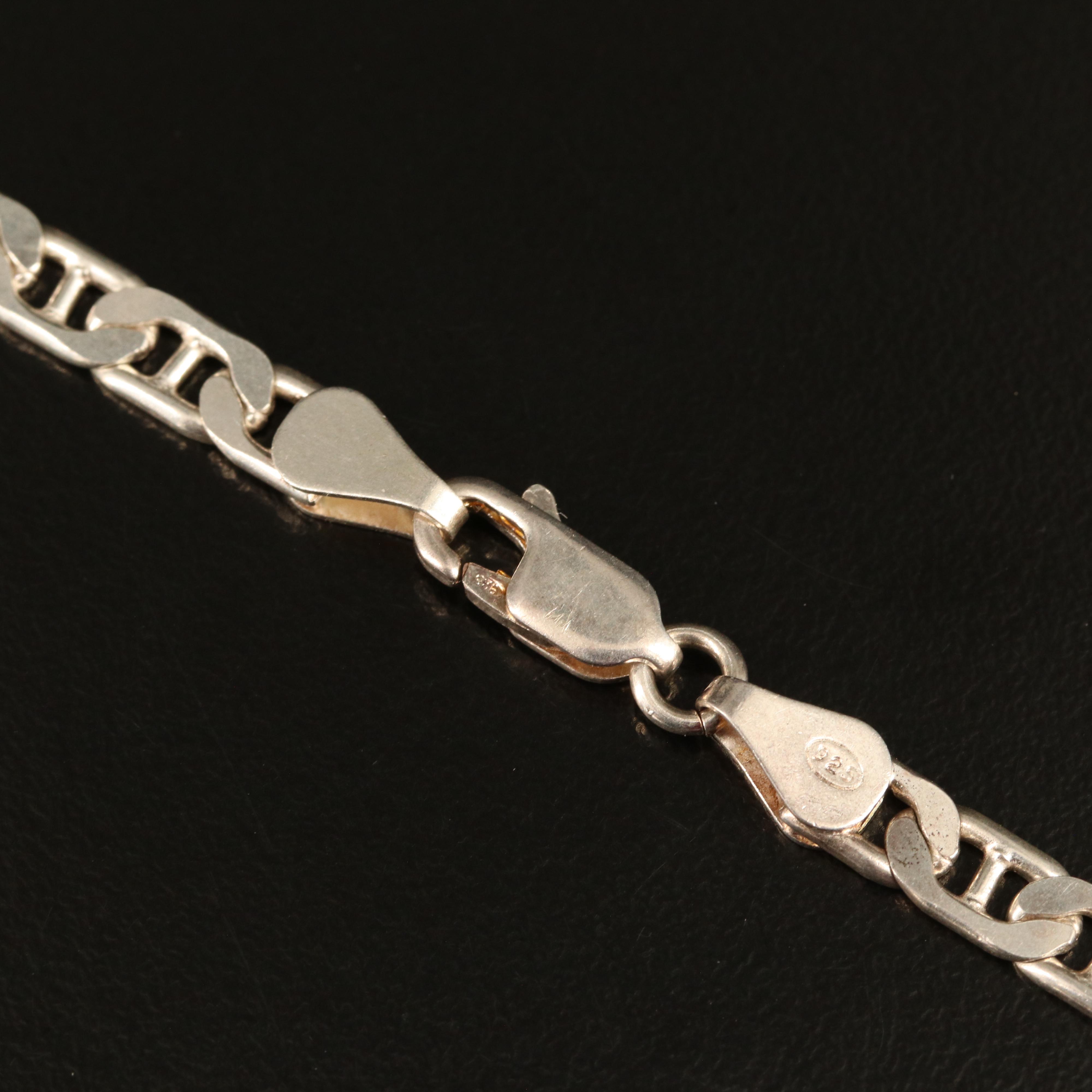 Sterling Mariner Chain Necklace