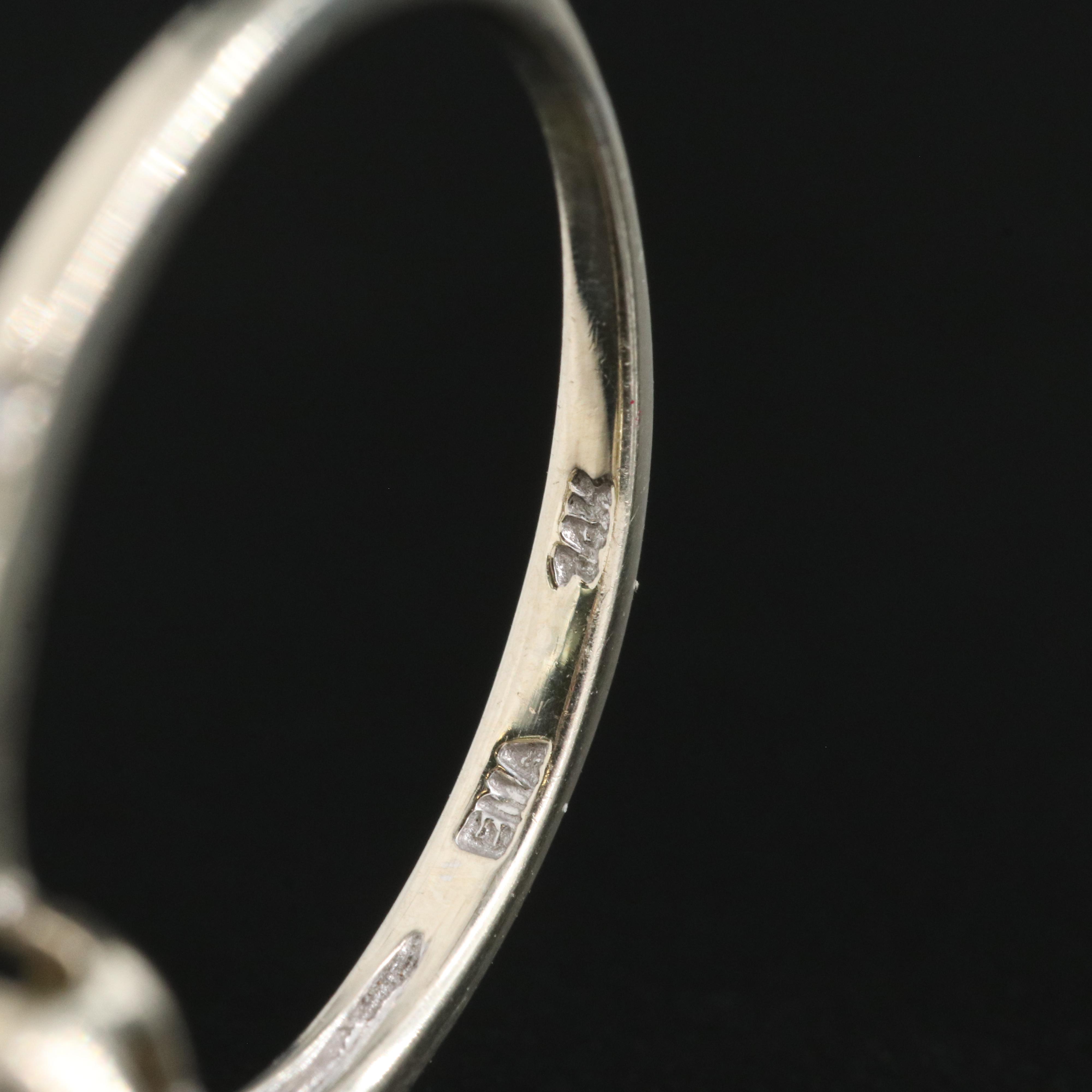 14K 1.77 CT Sapphire and Diamond Ring