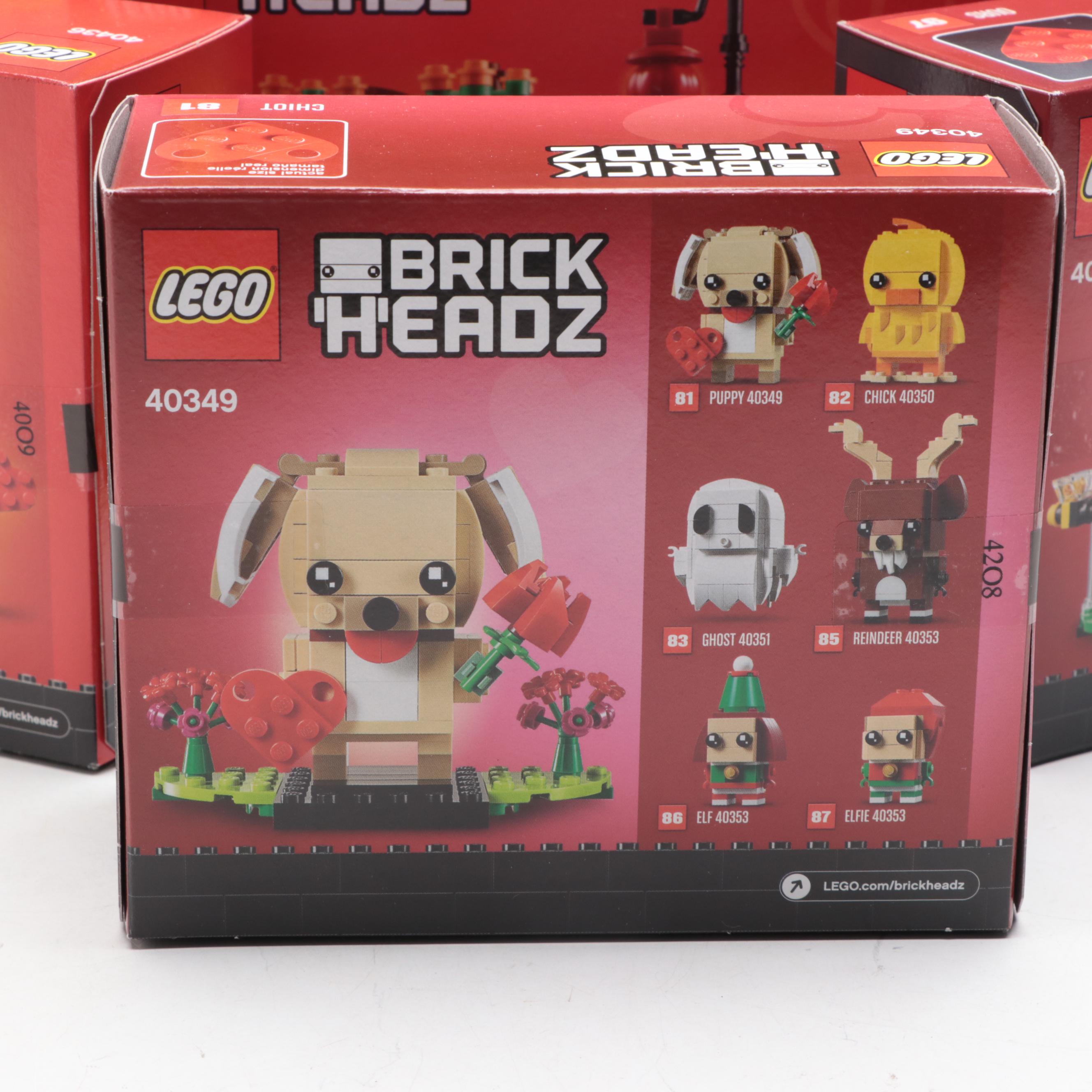 Pets and More LEGO Brick Headz Figures