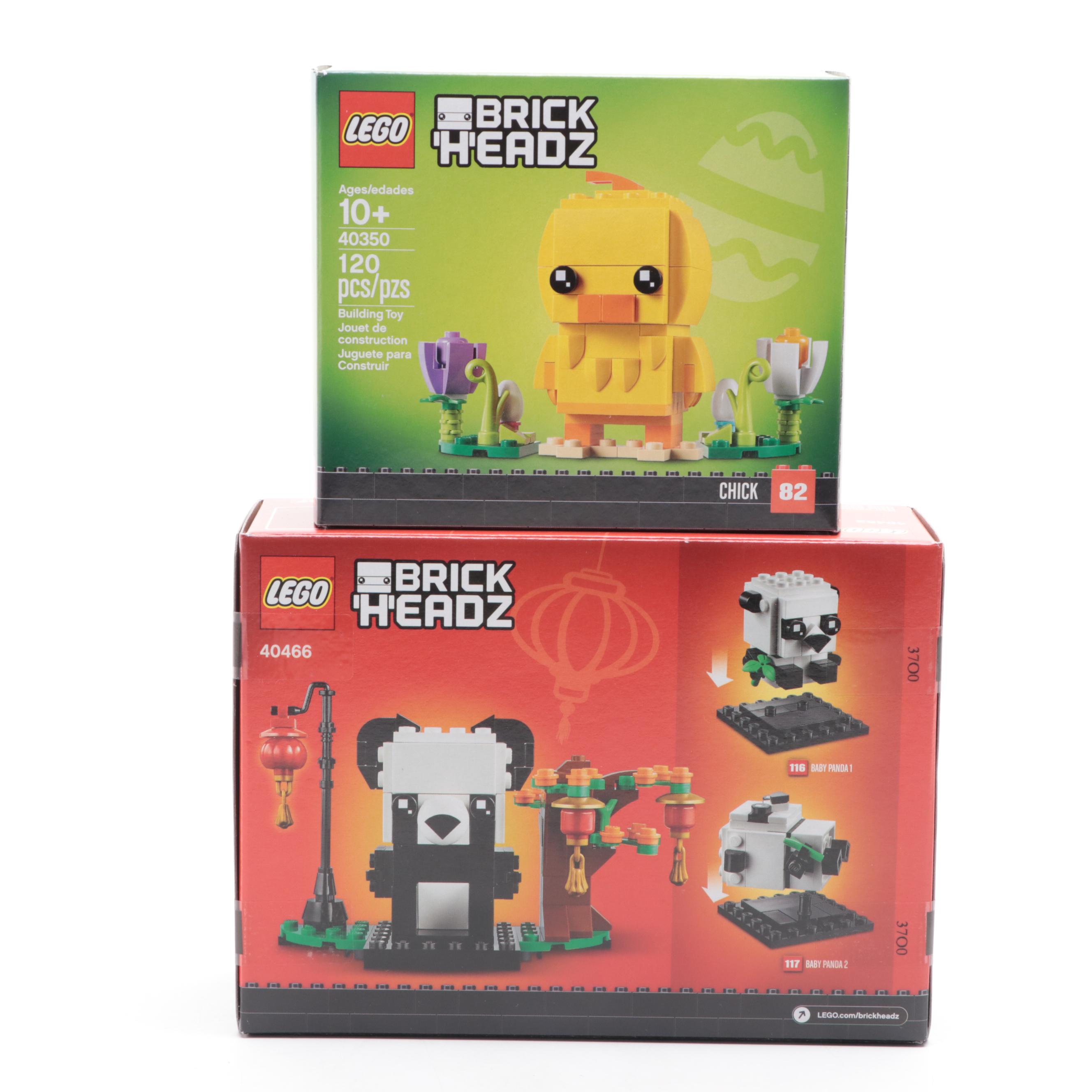 Pets and More LEGO Brick Headz Figures