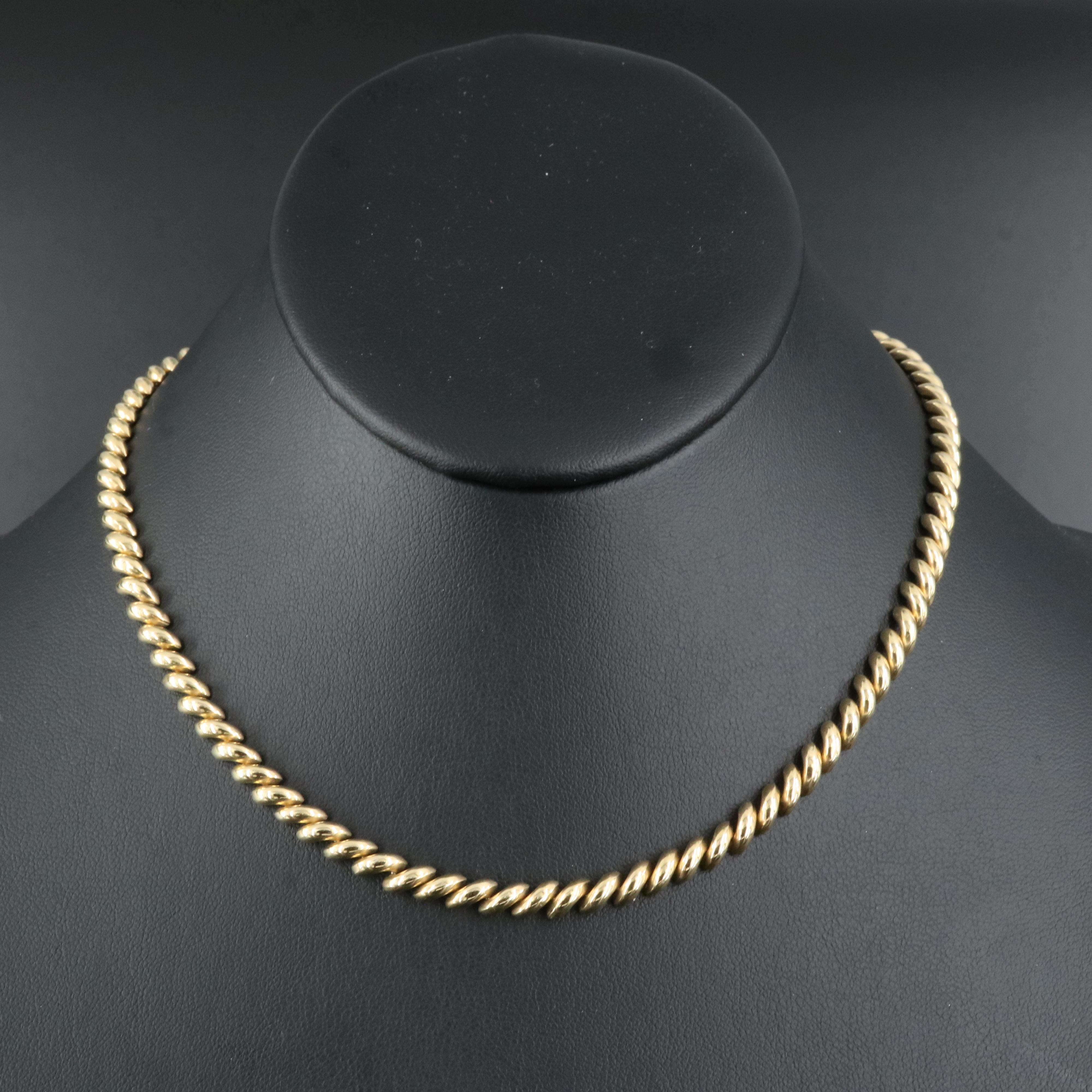 Italian 14K San Marco Chain