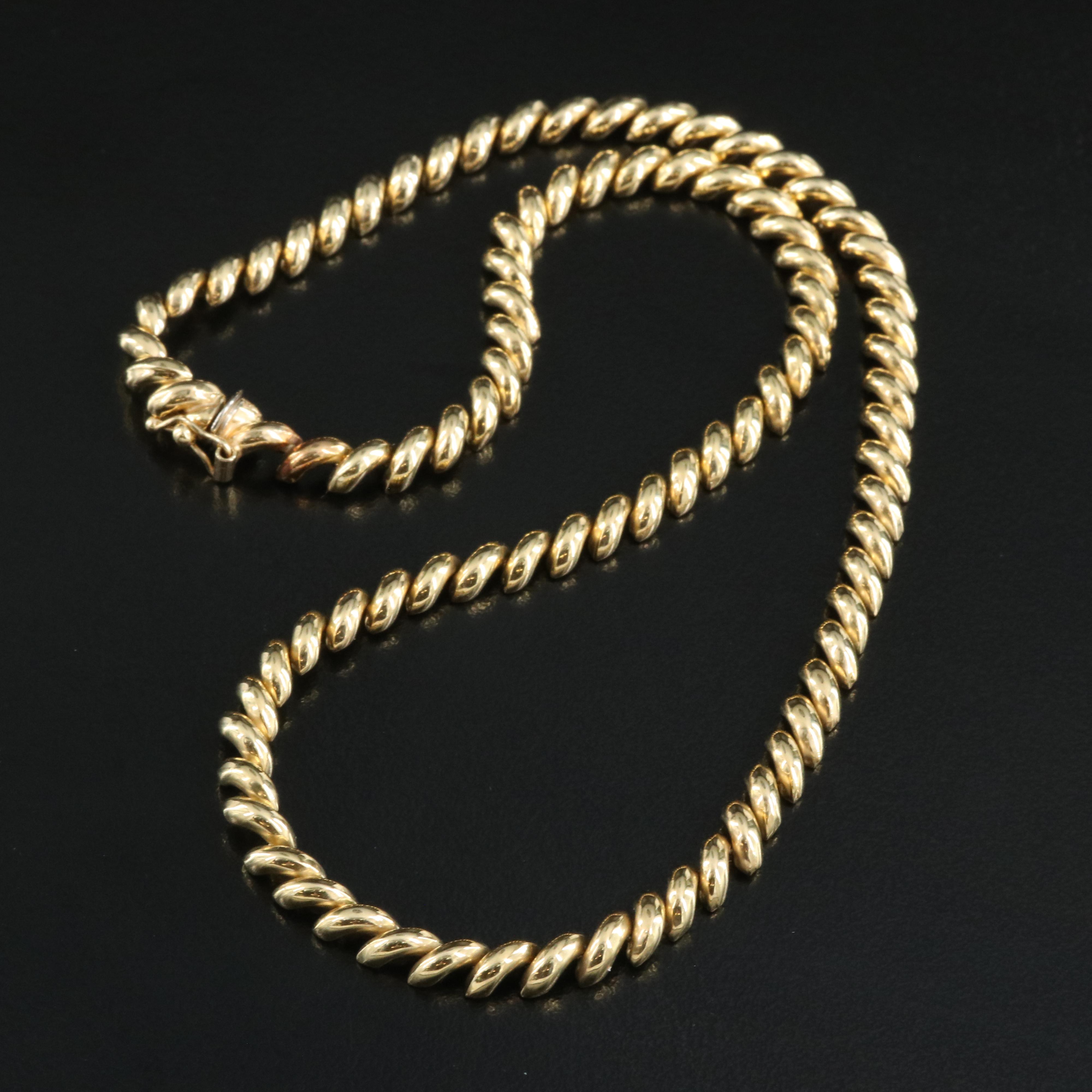 Italian 14K San Marco Chain