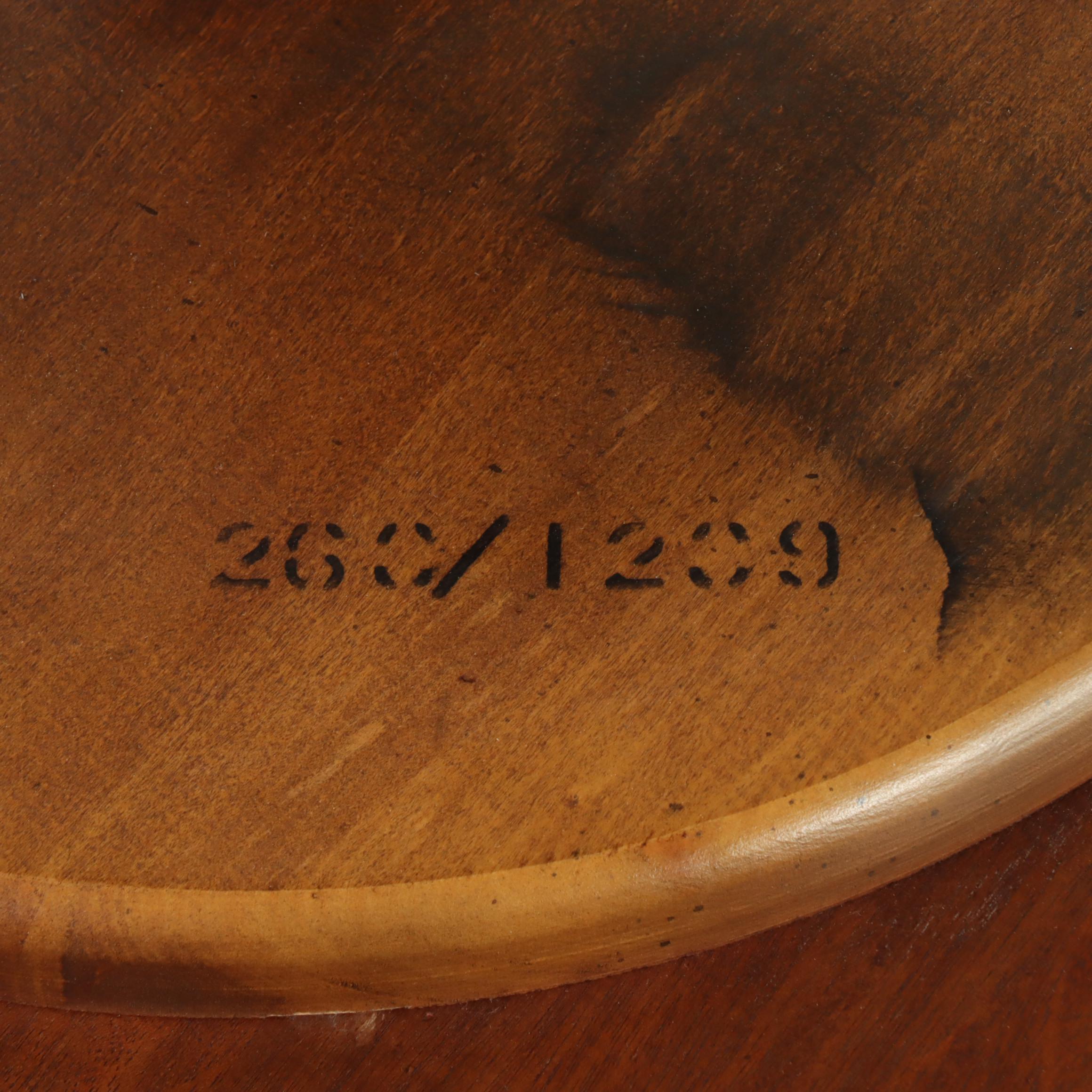 Queen Anne Style Mahogany Coffee Table, Mid to Late 20th Century