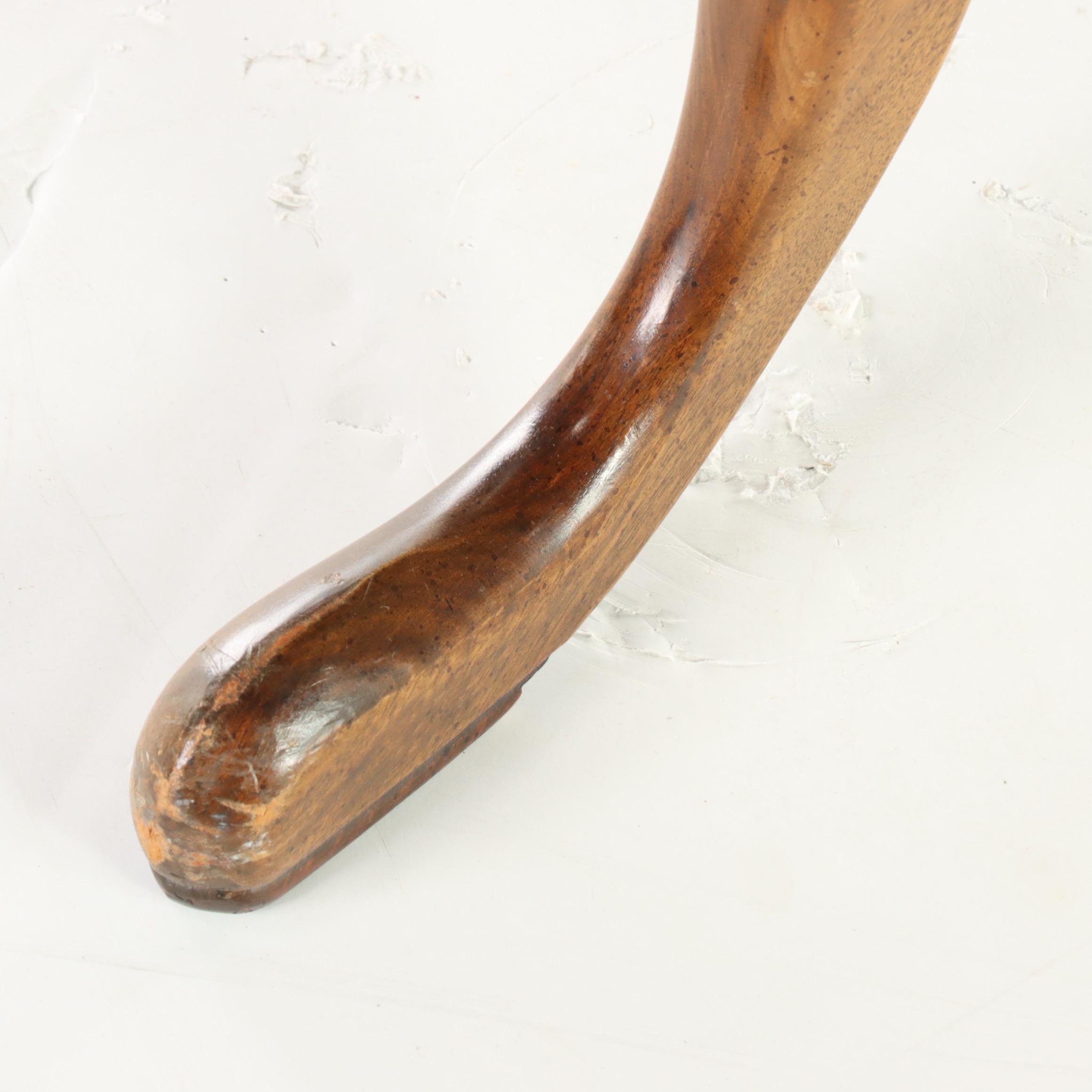 Queen Anne Style Mahogany Coffee Table, Mid to Late 20th Century