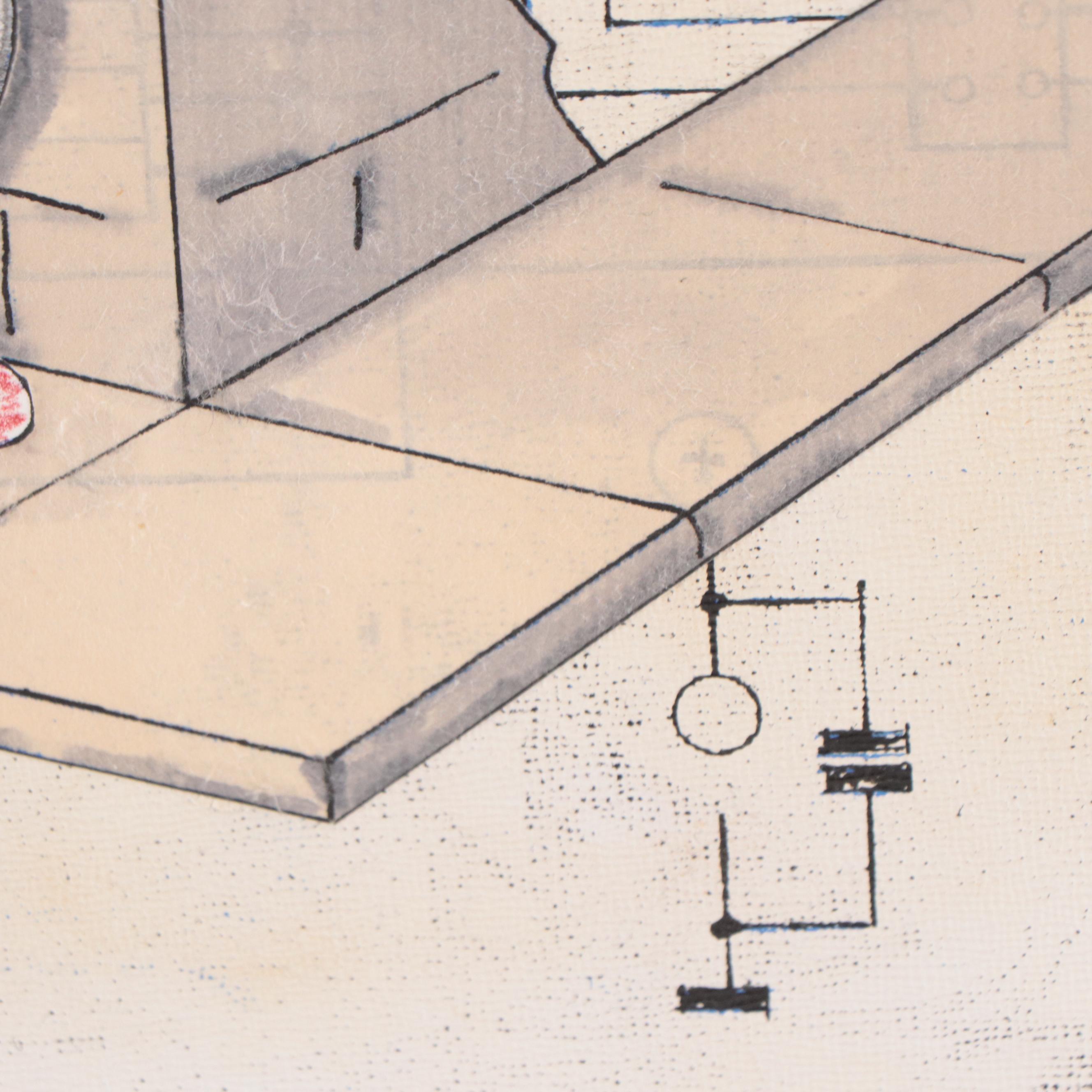 Ryan Nelson Mixed Media Painting "I Waited," 2011