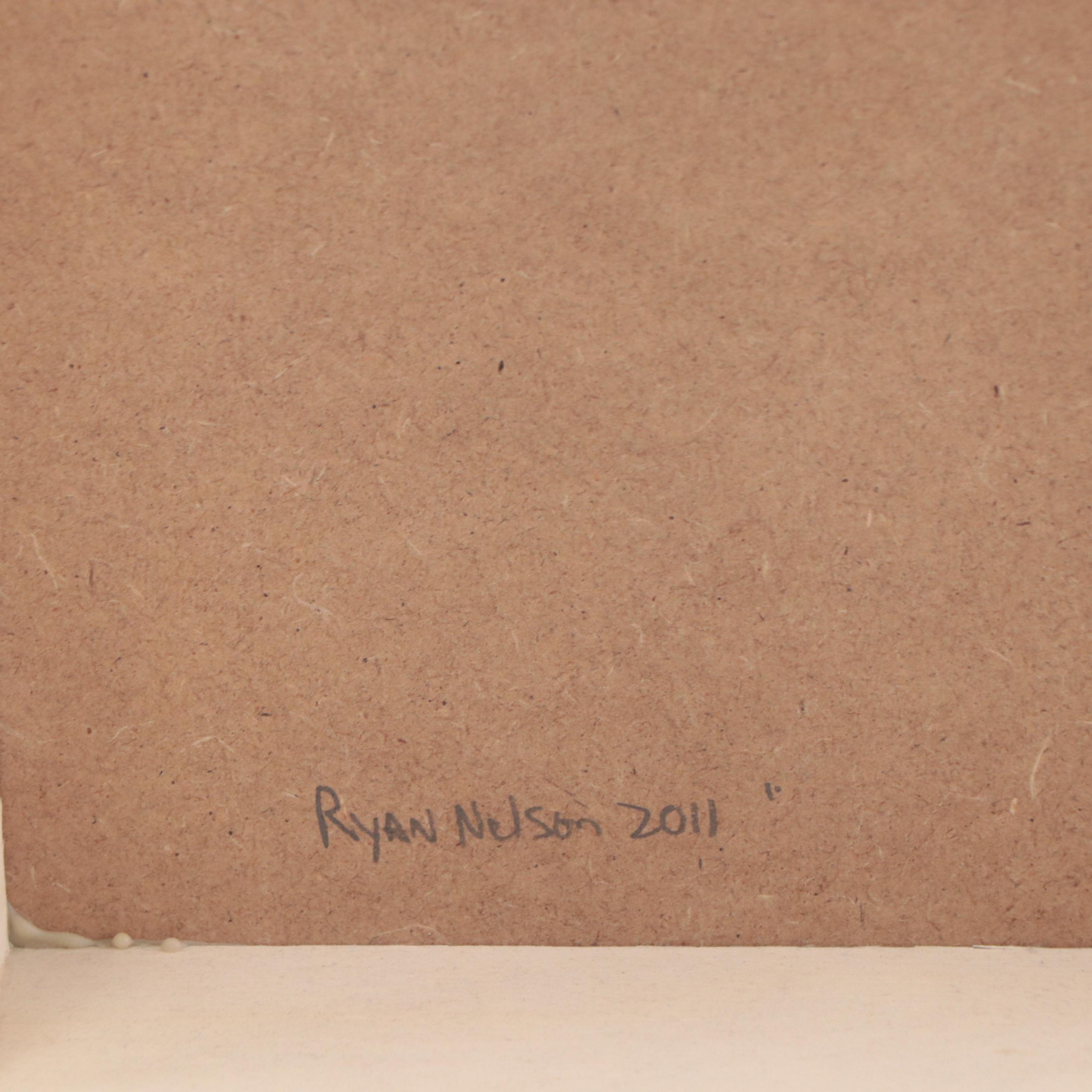 Ryan Nelson Mixed Media Painting "I Waited," 2011