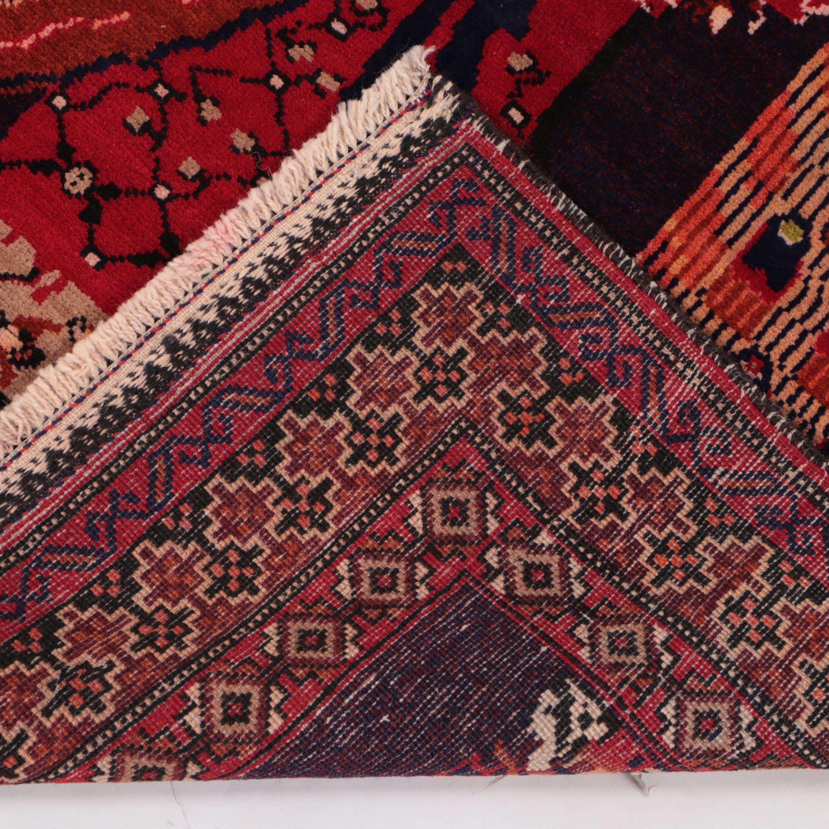 2'11 x 4'11 Hand-Knotted Persian Pictorial Accent Rug