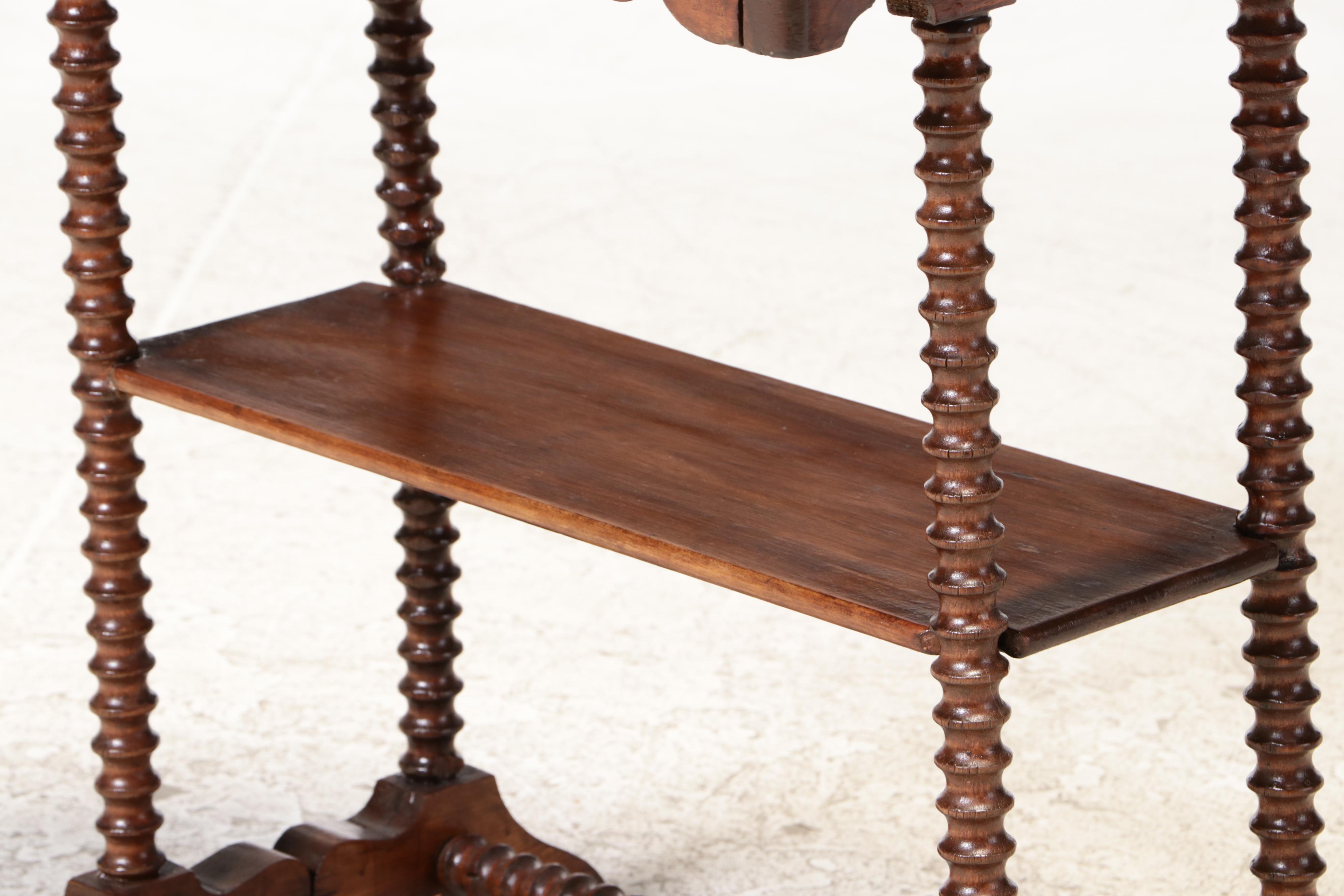 Victorian Spool-Turned Work Table, Late 19th Century