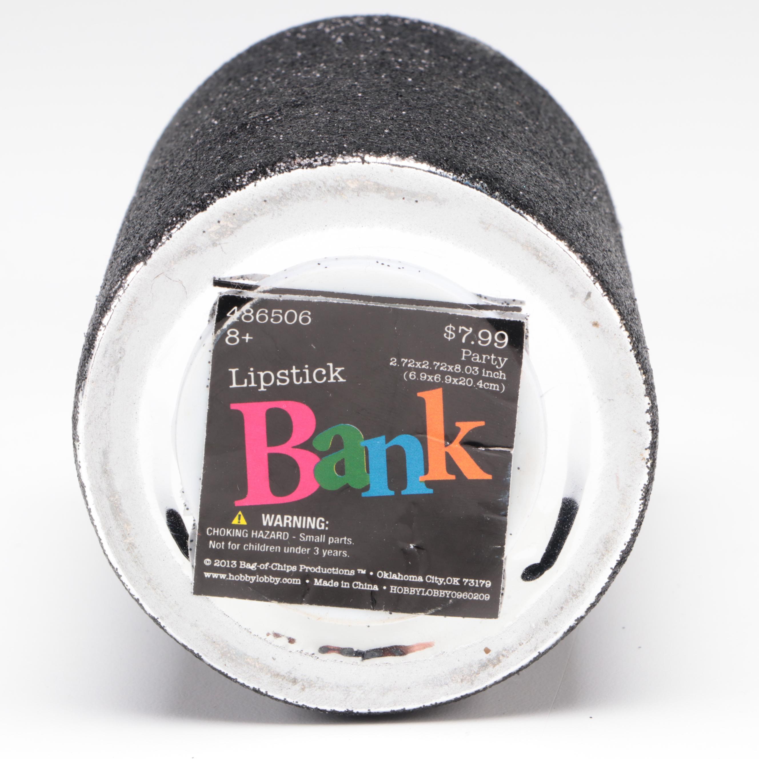 Tiffany & Co. Hippo Bank Coin Bank with Other Contemporary Coin Banks