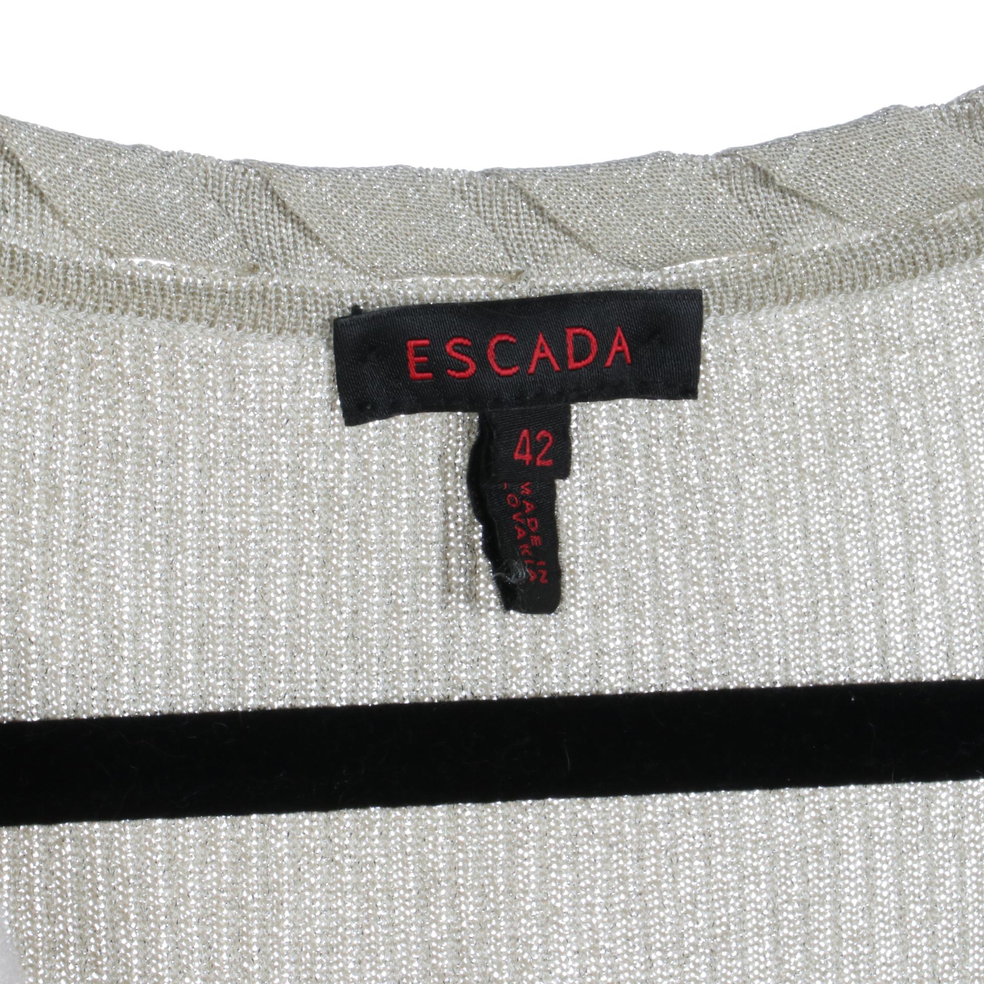 Escada Blouses and Knit Tops with Carolina Herrera Ruffle Blouse and Knit Tops