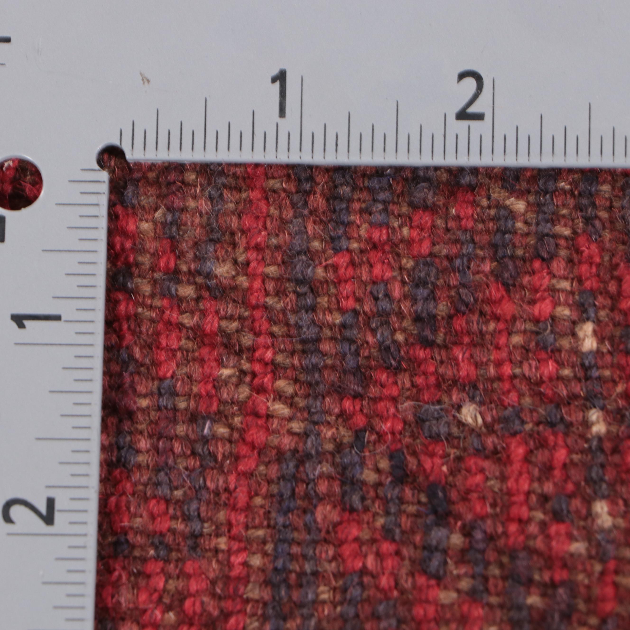 1'11 x 8'5 Handwoven Afghan Baluch Mixed Technique Carpet Runner