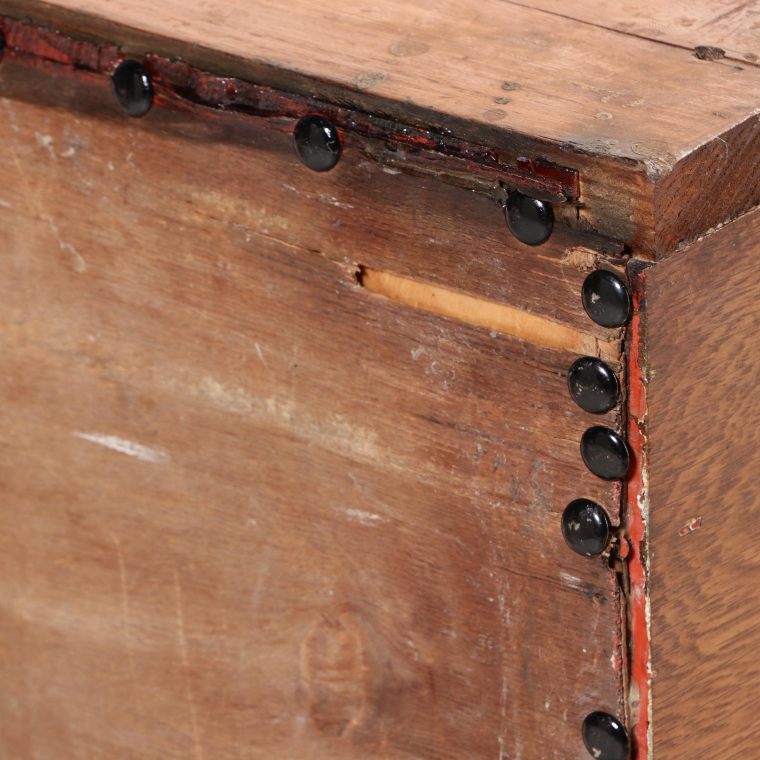 Child's Oak Roll-Top Desk and Chair, Mid-20th Century