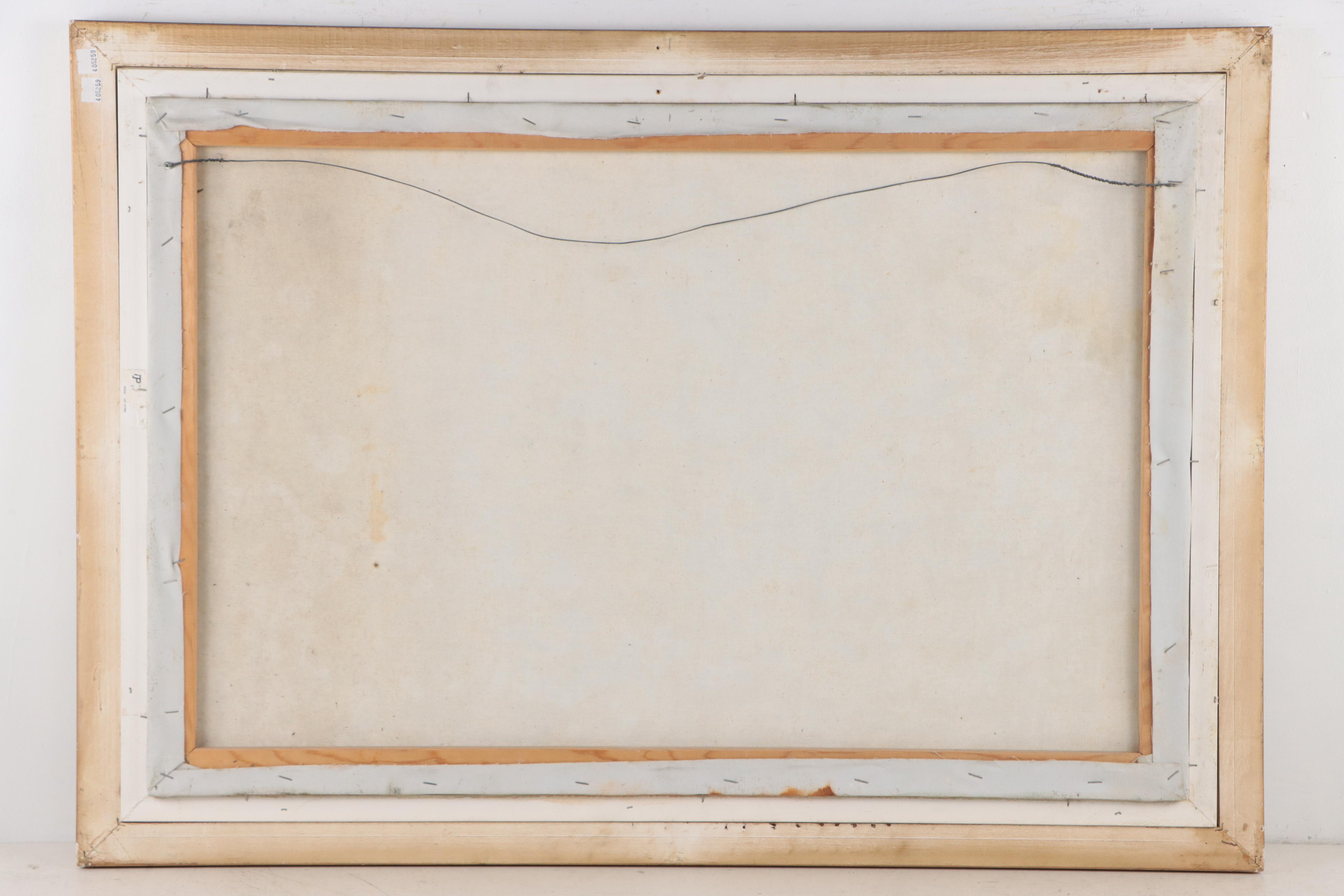 K. James Acrylic Painting of Figure