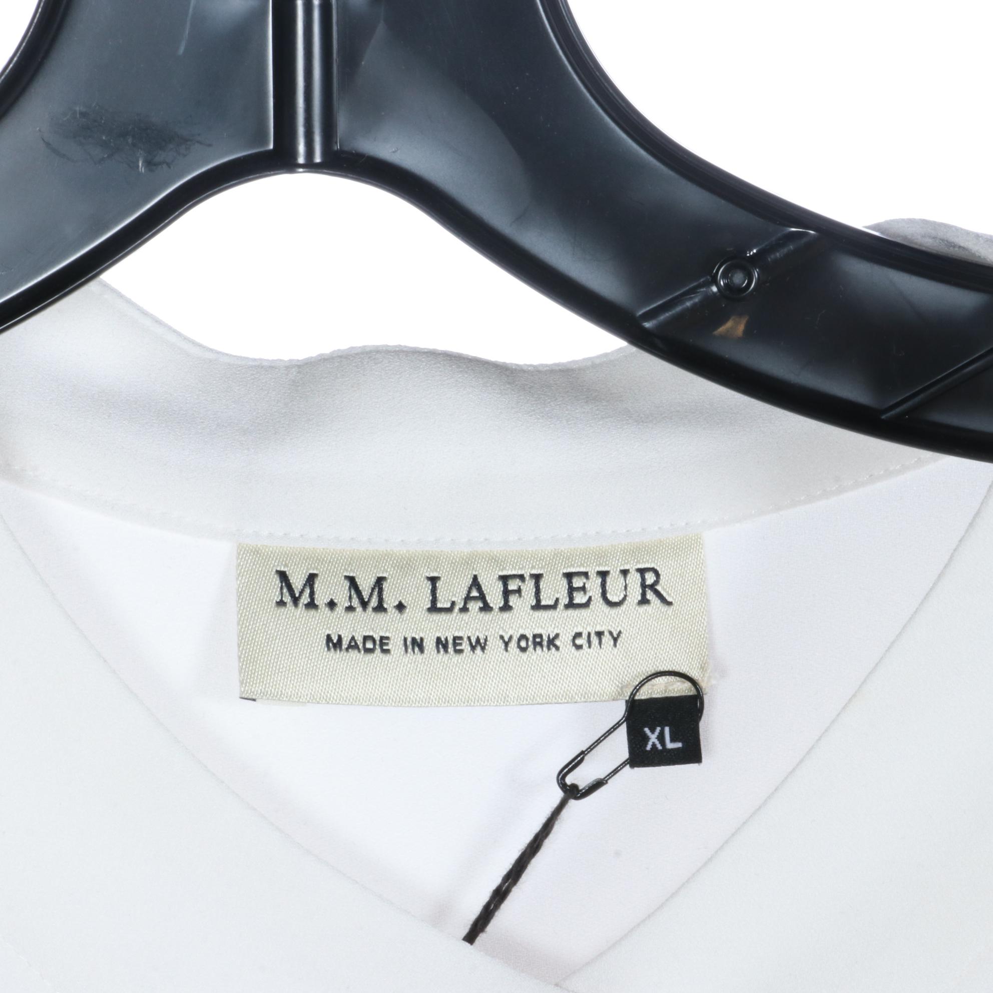 M.M. Lafleur Blouse, Aum -Couture Sheer Jacket, Calvin Klein Wrap, and More