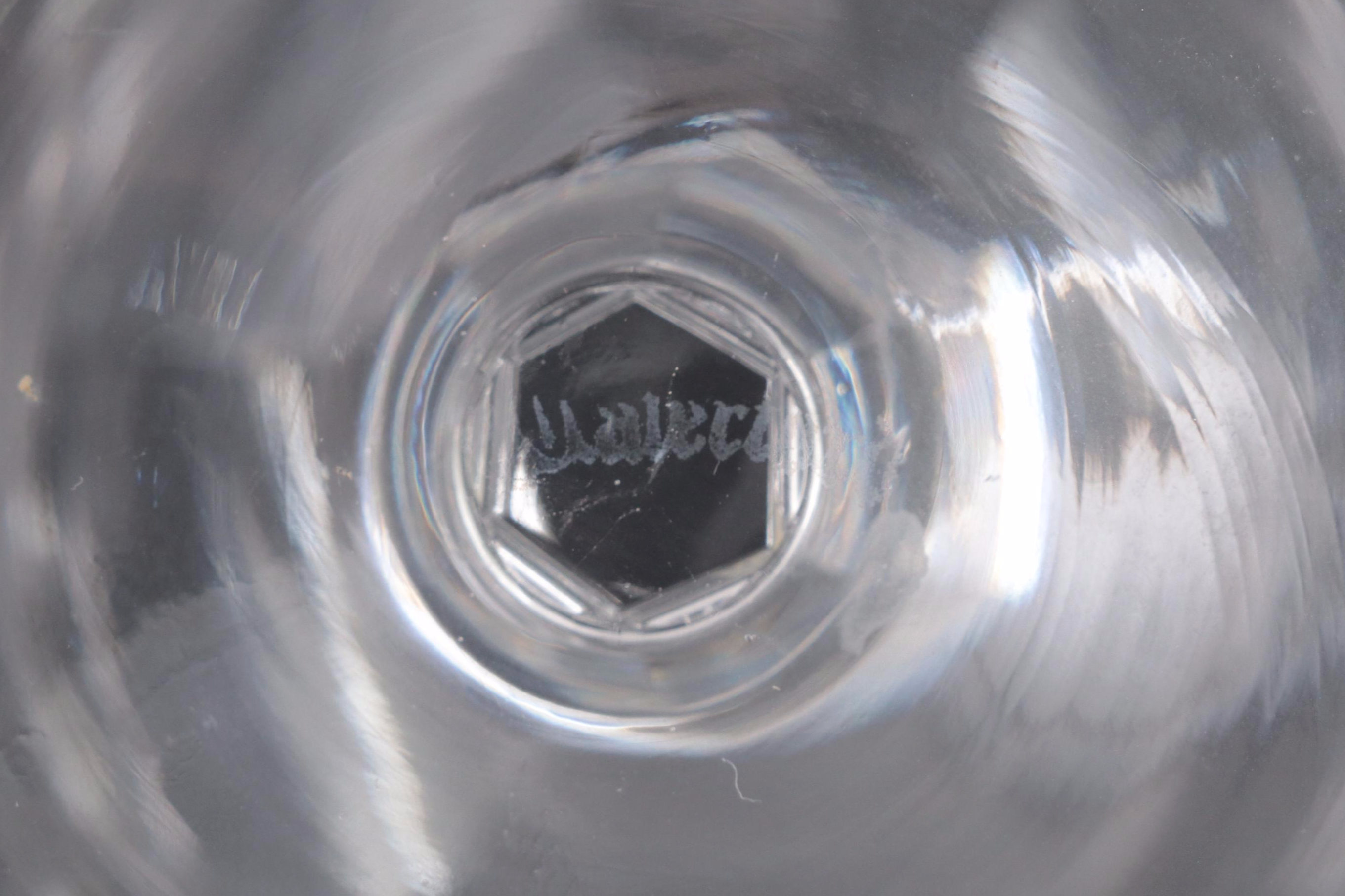 Waterford Crystal "Sheila" Champagne Coupes, Mid to Late 20th Century