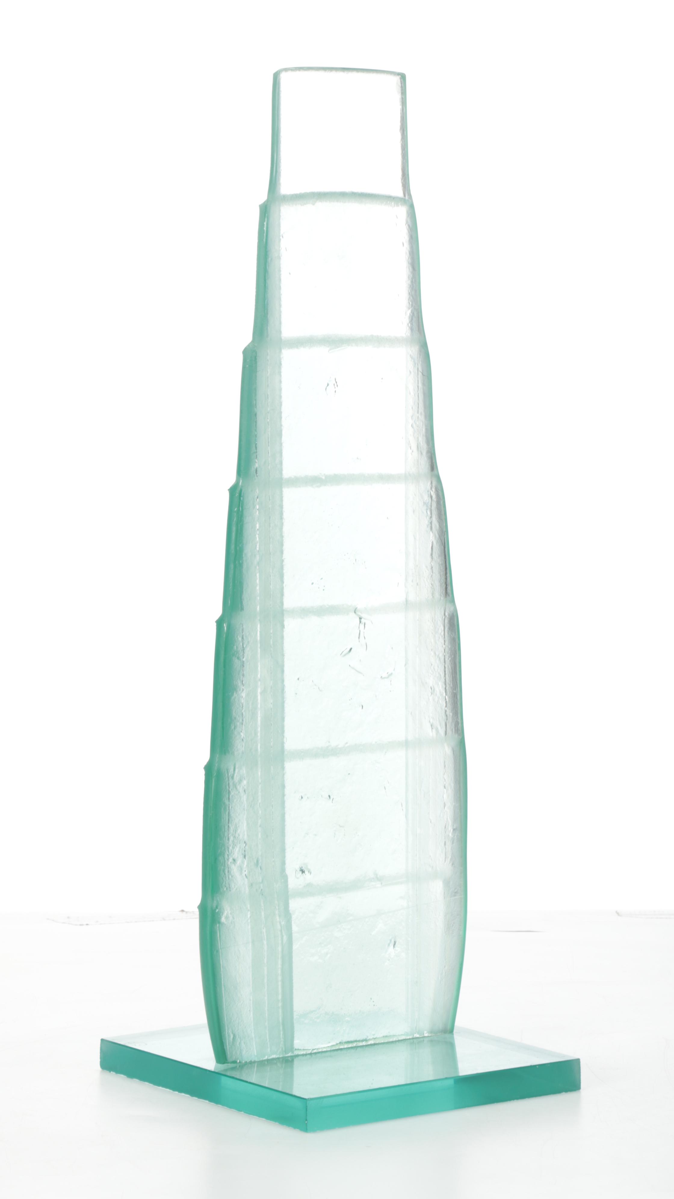 Post-Modern Fused Glass Sculpture