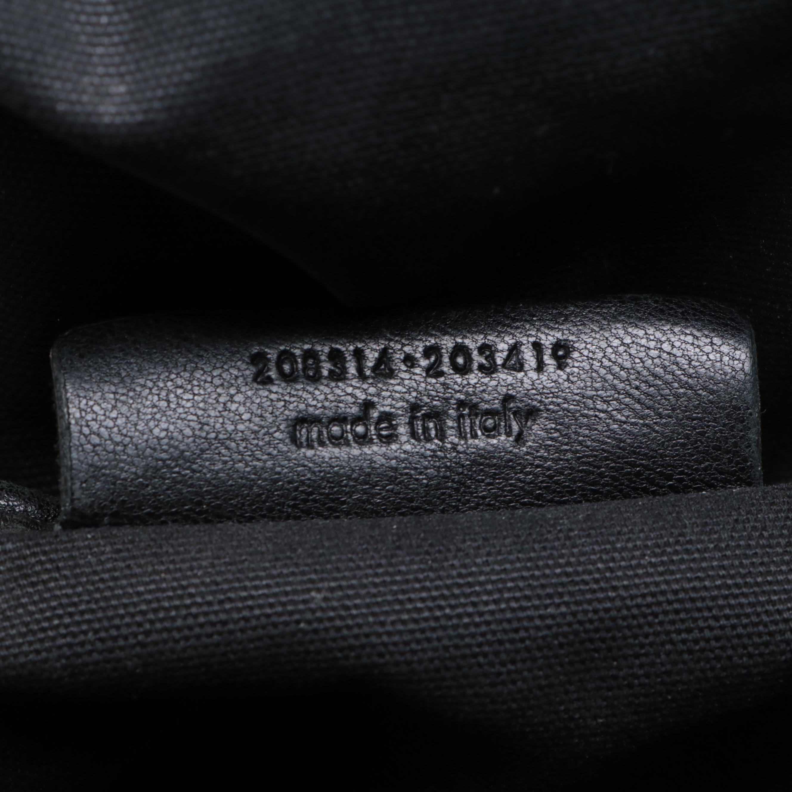 Yves Saint Laurent Easy Y Tote Bag in Black Textured and Patent Leather