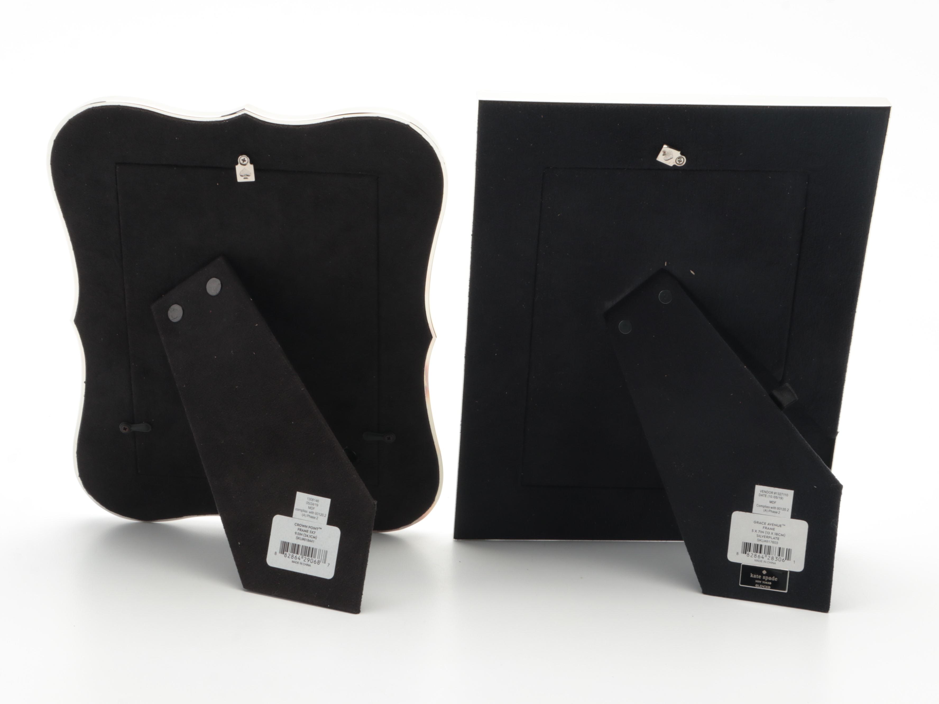 Kate Spade Bow Detail Silver Plate Frame with Assorted Frame Collection