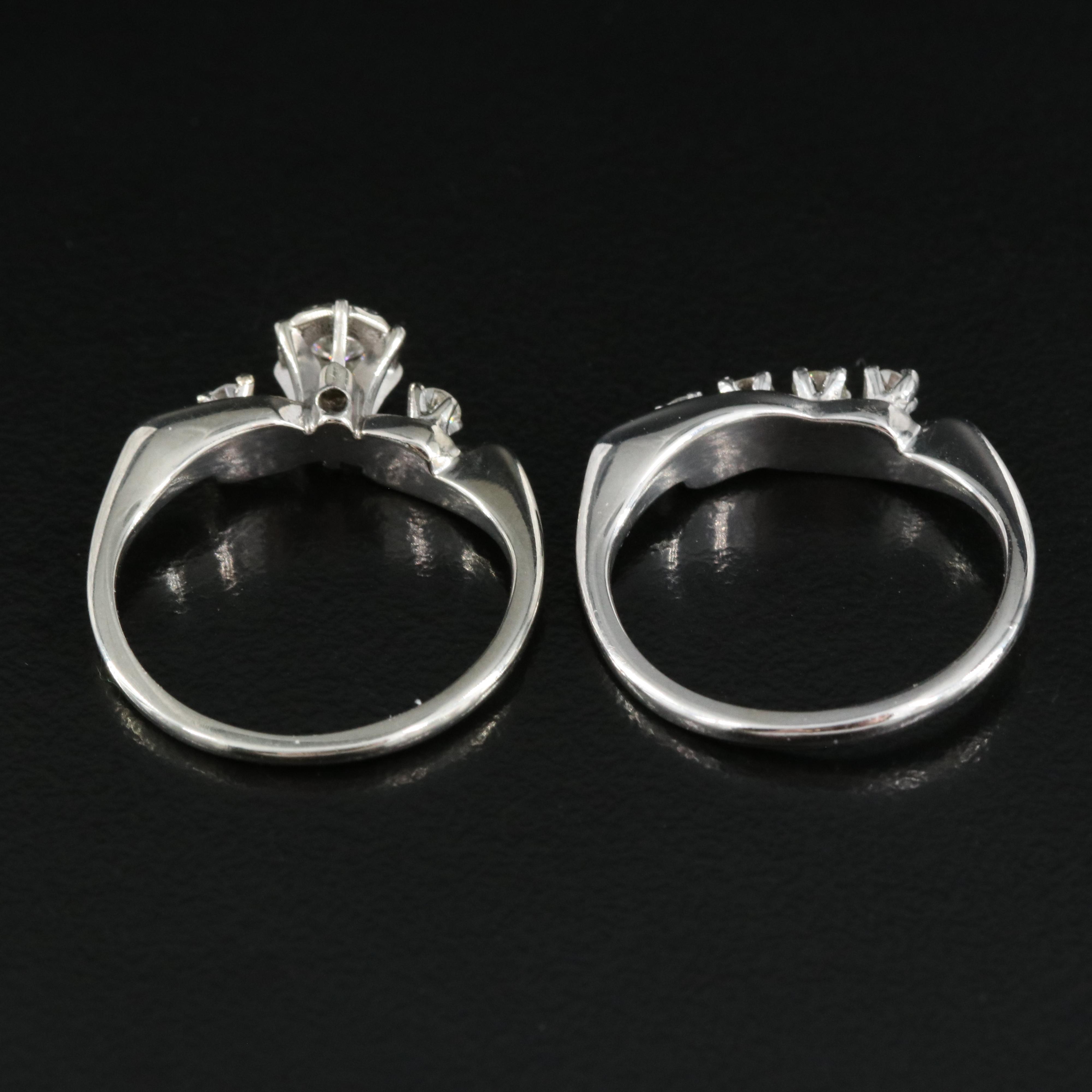 14K 0.41 CTW Diamond Ring and Band Set