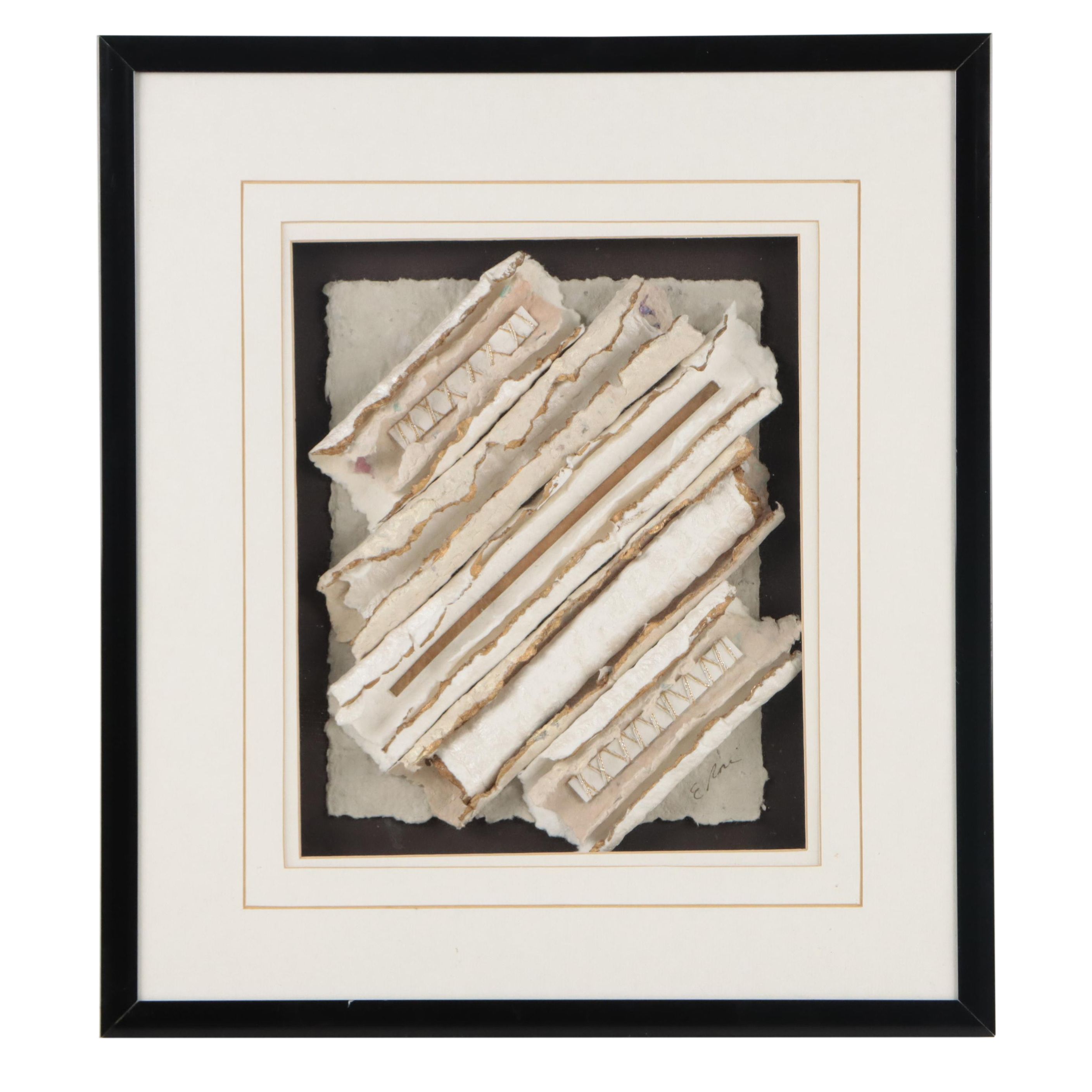 Shadowbox Papier-Mâché Wall Hanging