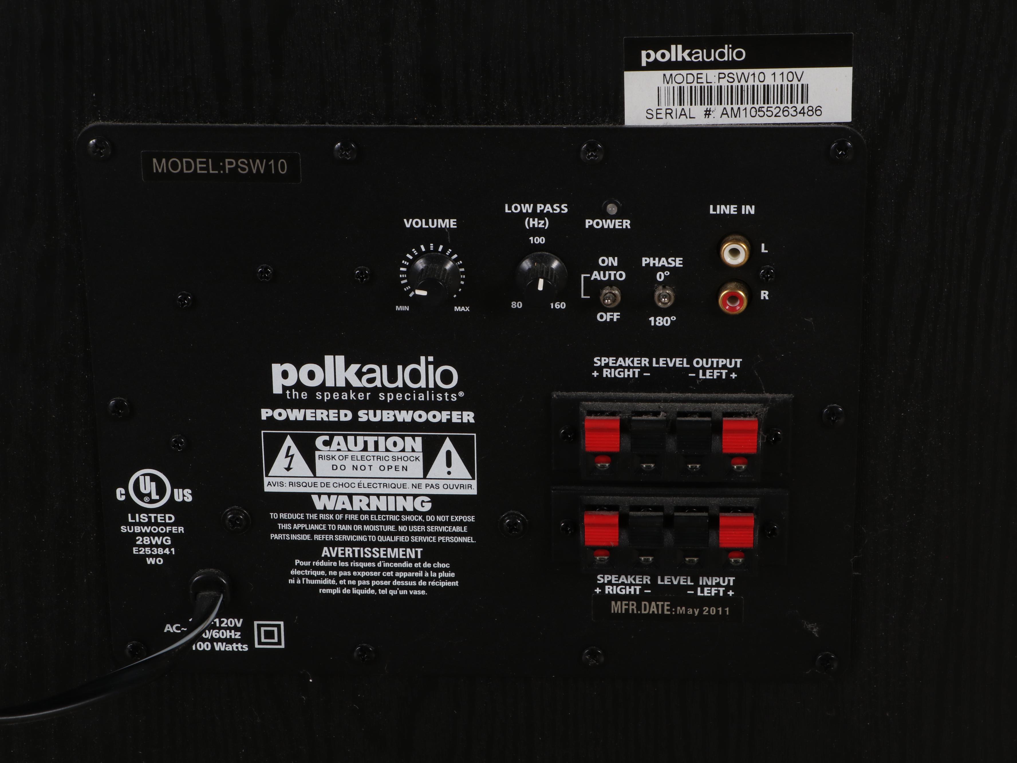 Polk Audio Speaker System