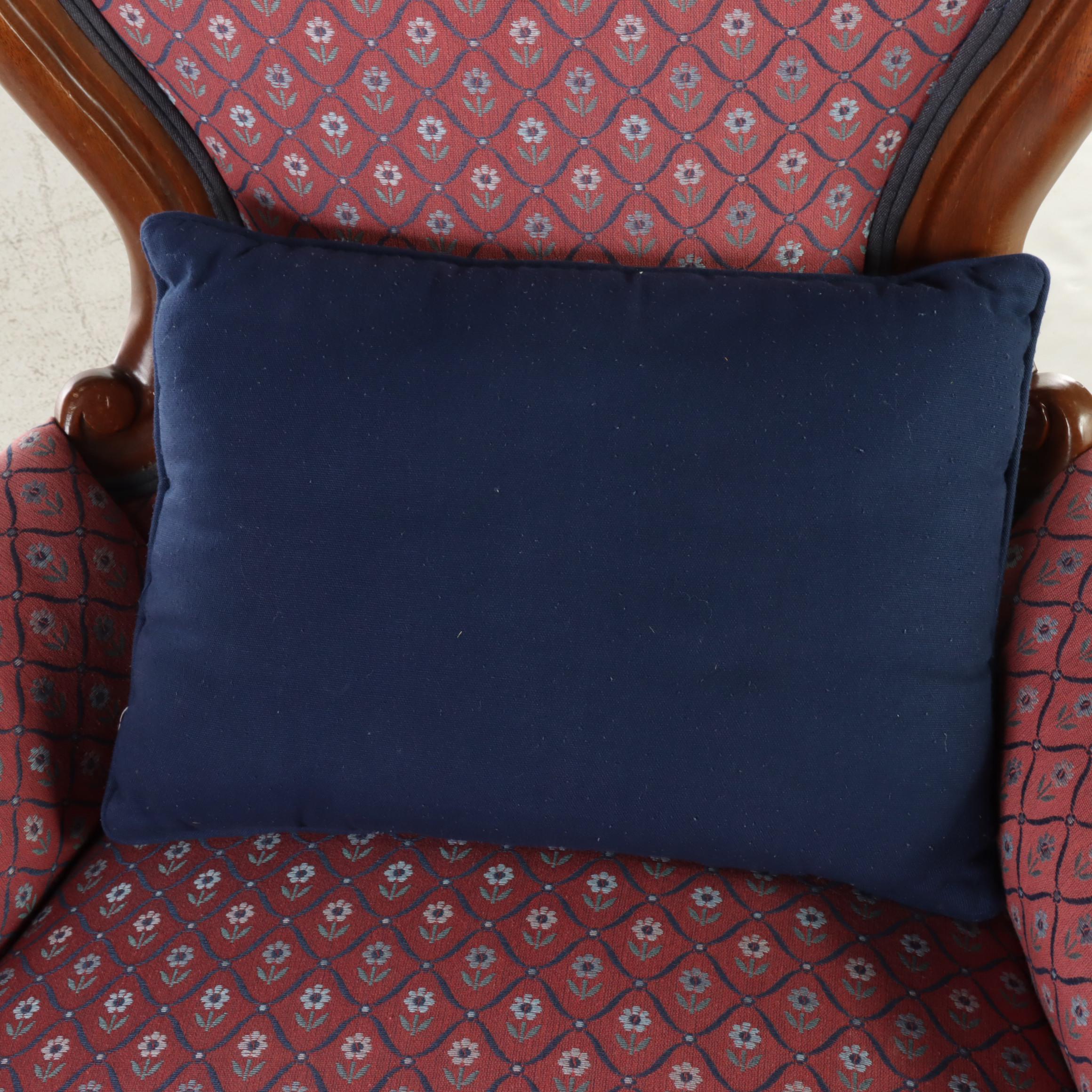 Victorian Furniture Corp. Rococo Revival Style Mahogany Armchair, 20th Century