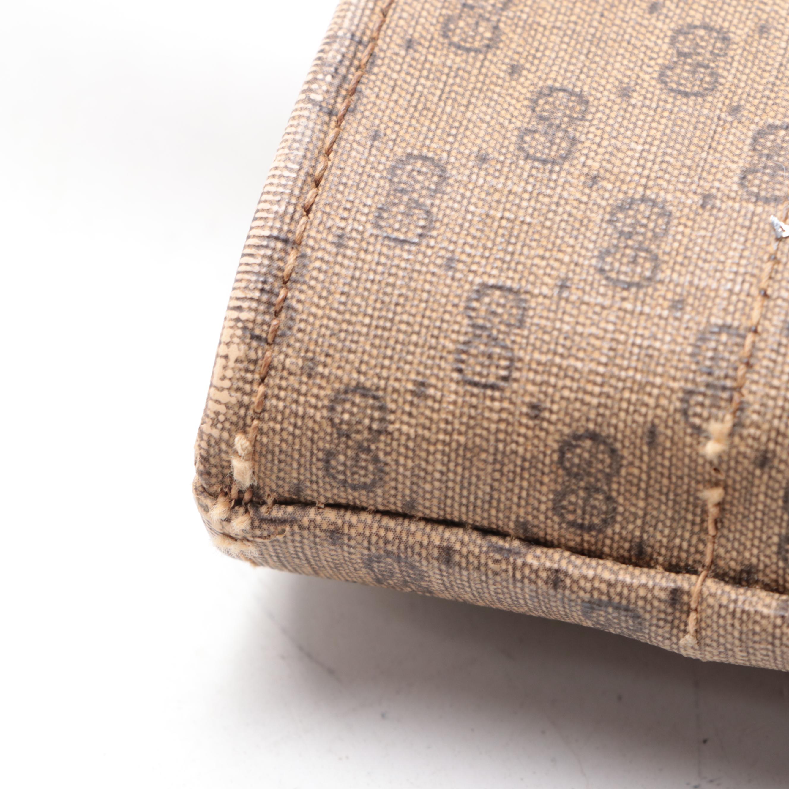 Gucci Tote in Micro GG Canvas and Leather