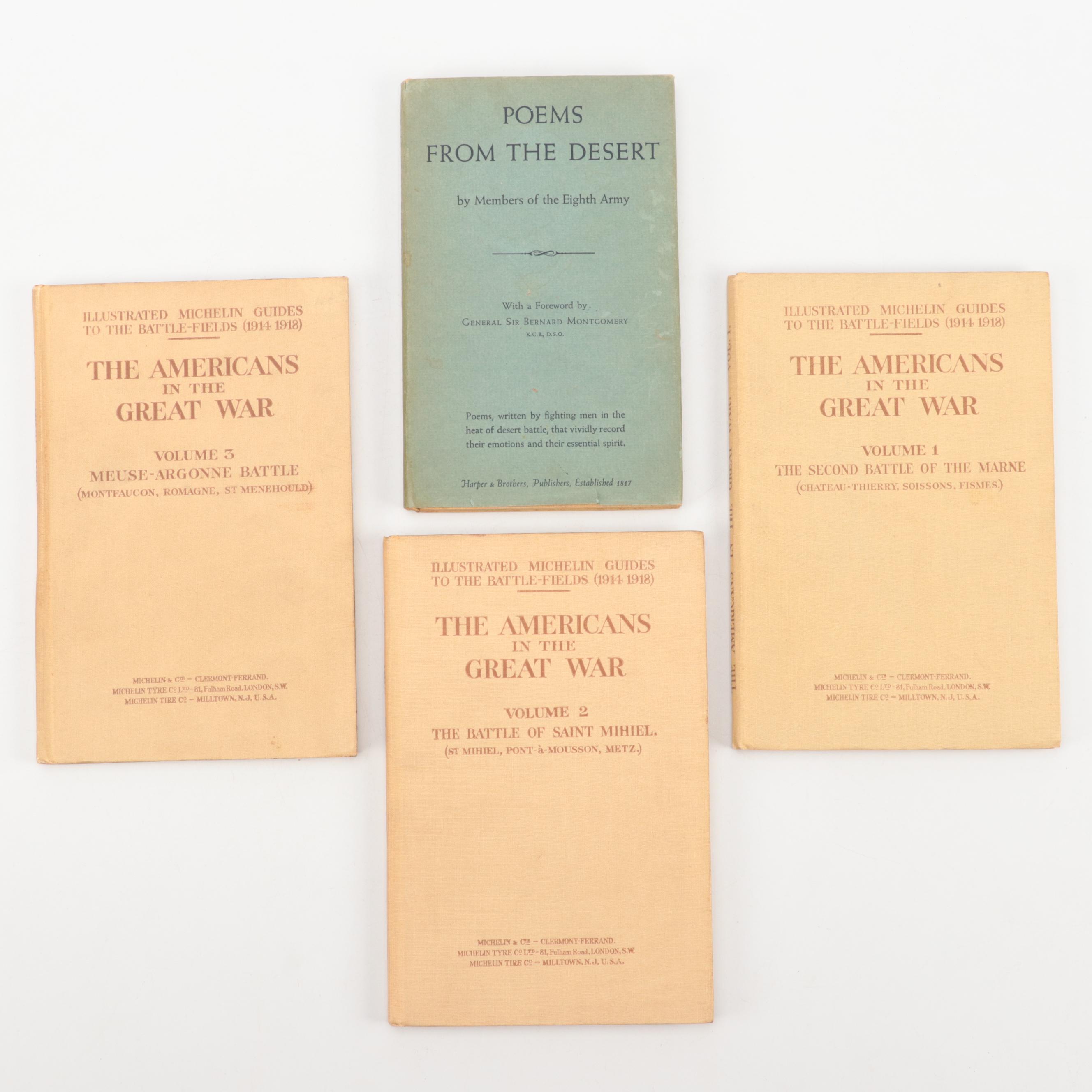 "The Americans in the Great War" Three-Volume Set with "Poems from the Desert"