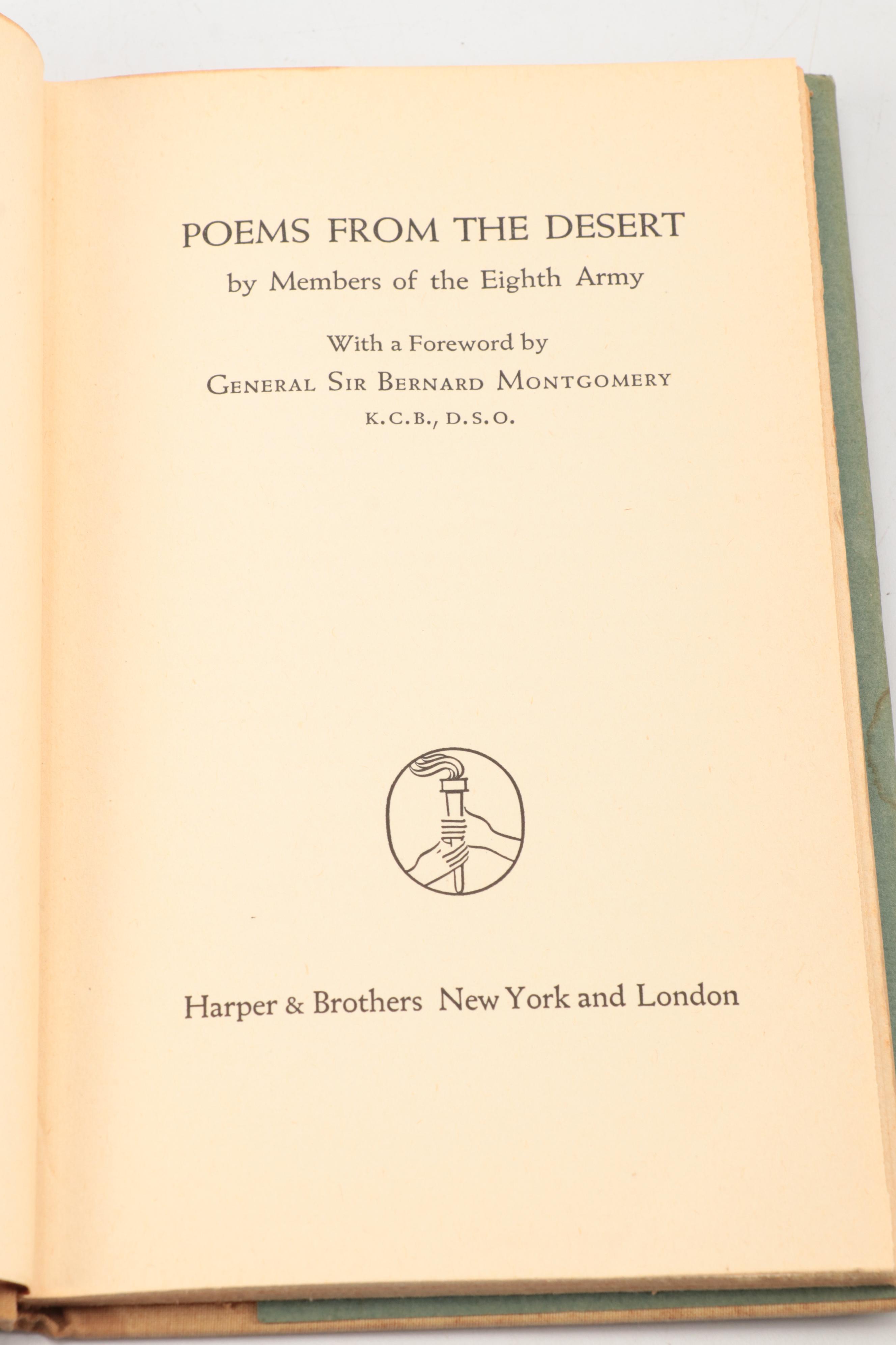 "The Americans in the Great War" Three-Volume Set with "Poems from the Desert"