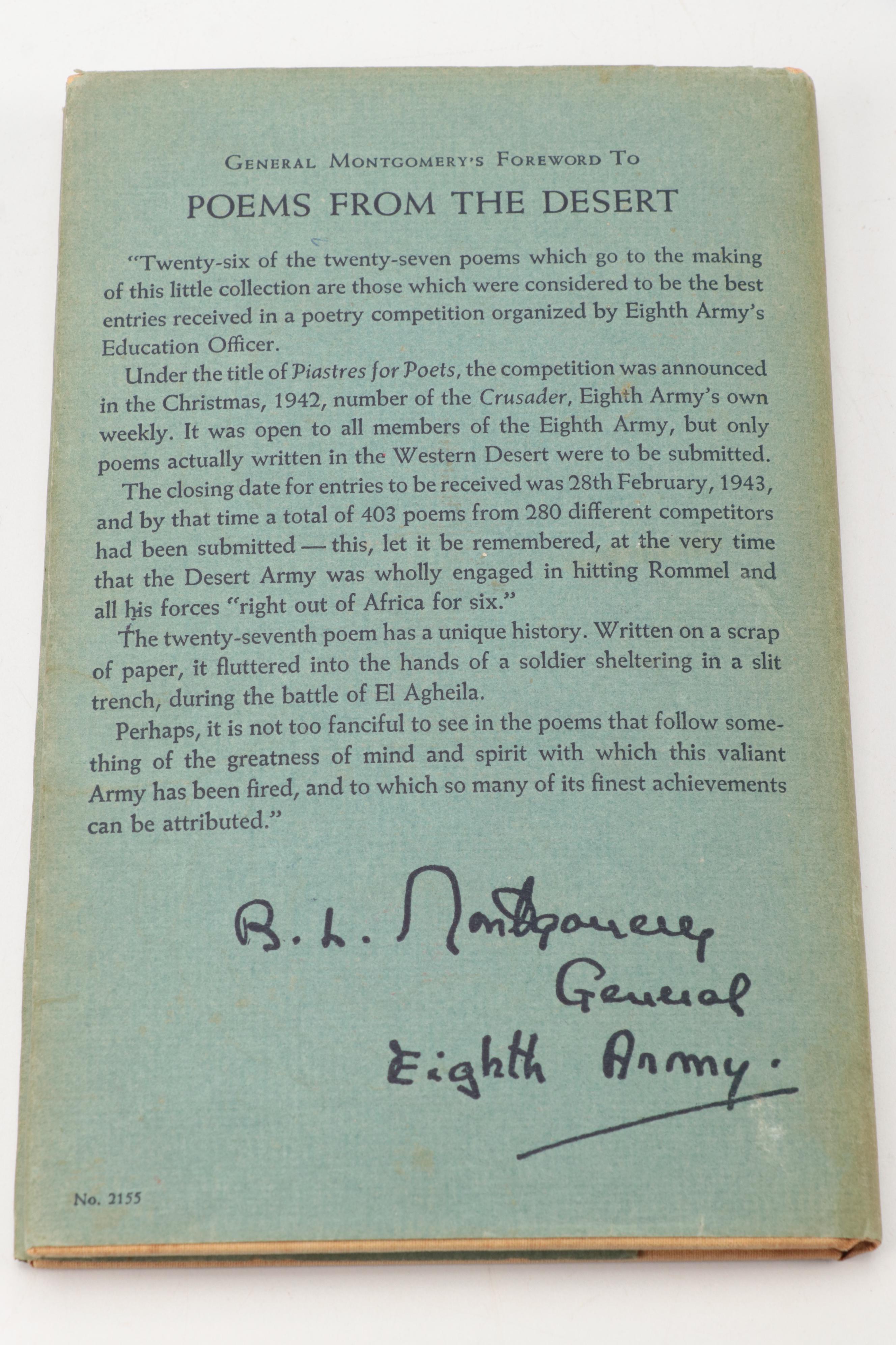"The Americans in the Great War" Three-Volume Set with "Poems from the Desert"