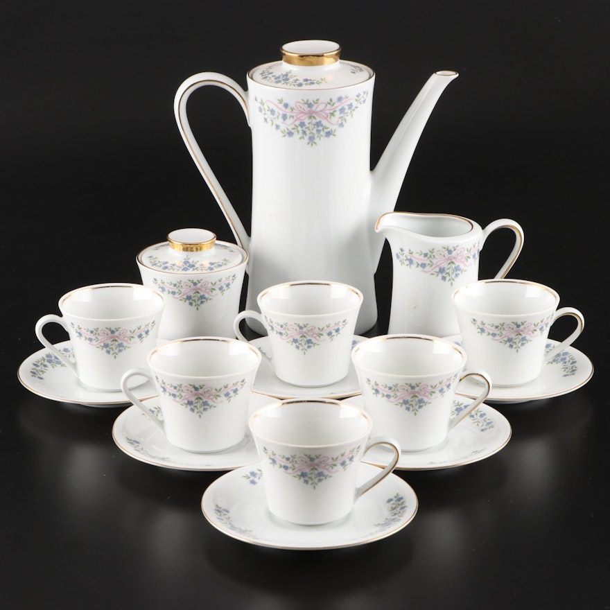 Mitterteich German Porcelain Coffee Set